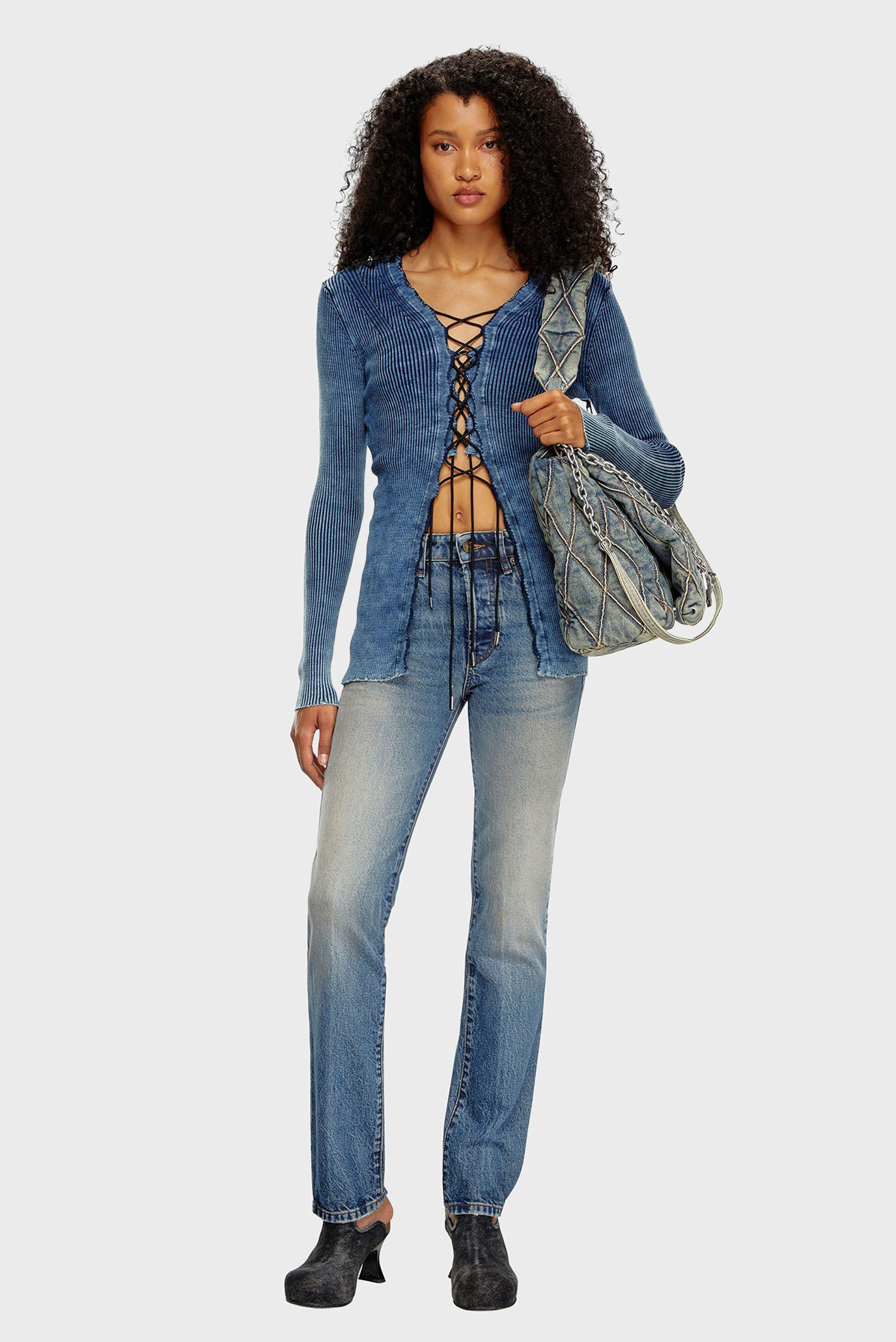 Женские синие джинсы 1989 D-MINE 2