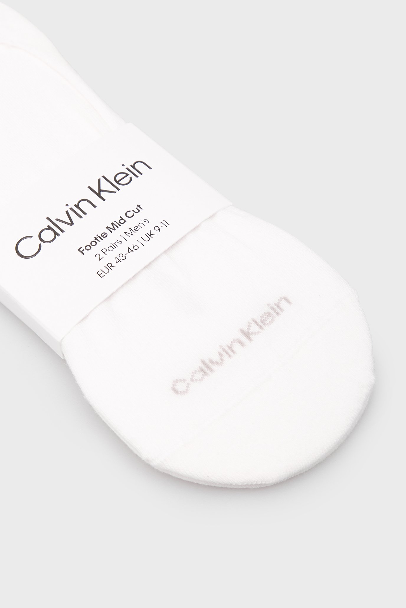Следы CK MEN FOOTIE MID CUT 2P 2