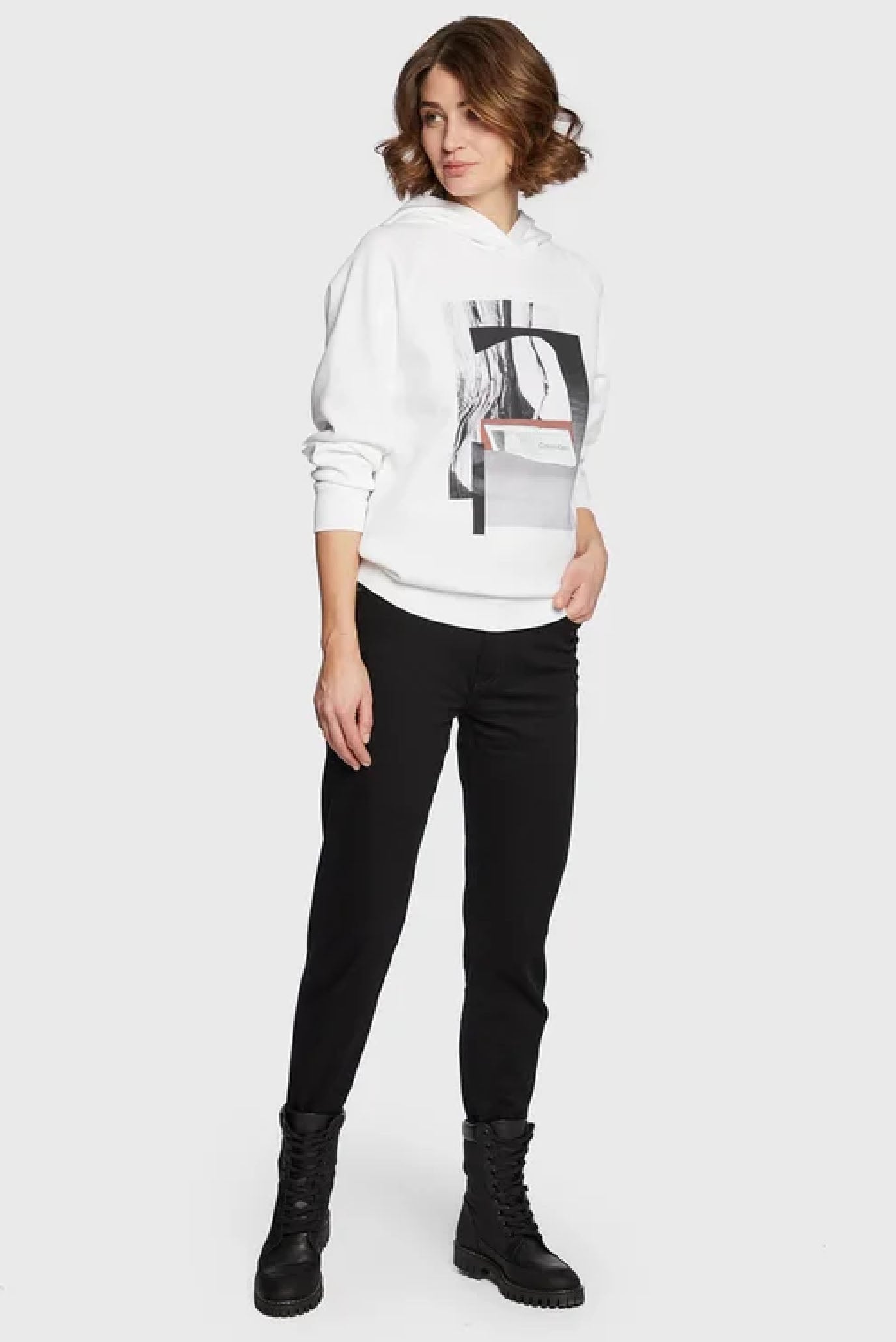 Женские черные джинсы MID RISE SLIM 2