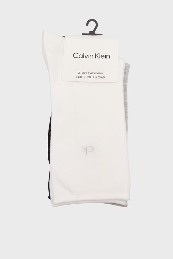 Носки CK WOMEN SOCK 3P ROLLTOP Calvin Klein Носки CK WOMEN SOCK 3P ROLLTOP Calvin Klein