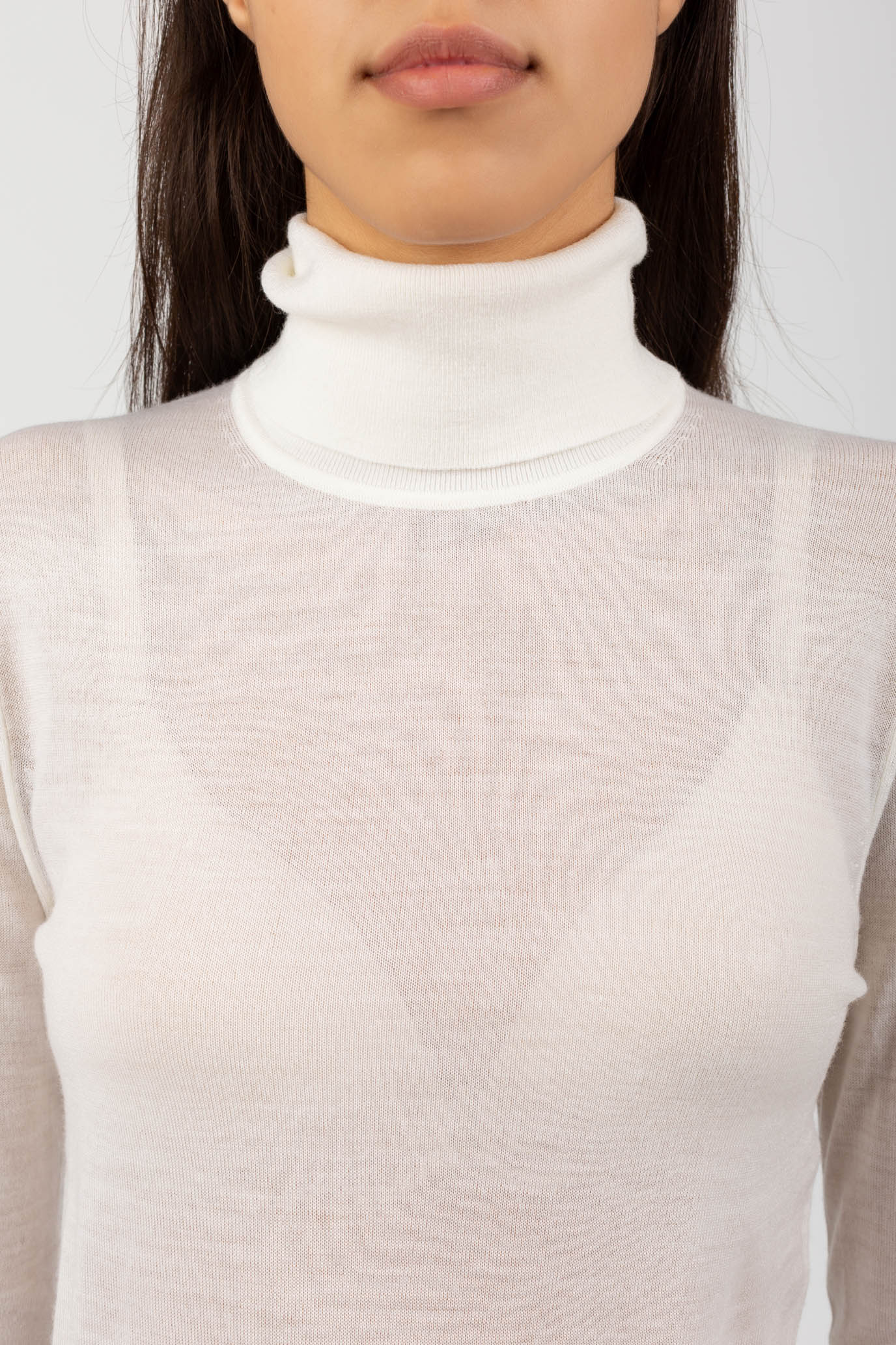 Гольф EXTRA FINE WOOL ROLL NK SWEATER 4