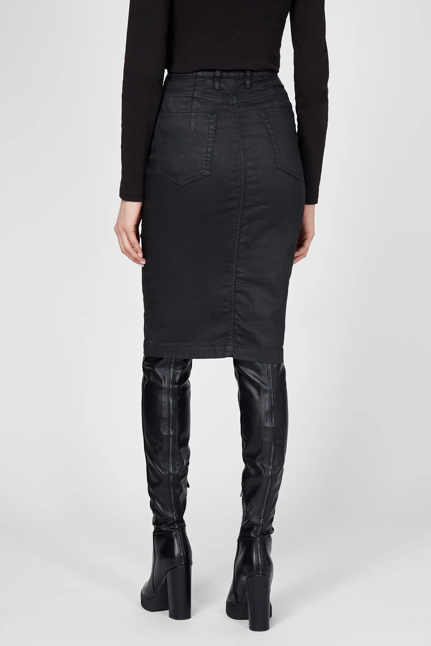 Женская черная юбка D-ELBEE-NE SKIRT 9