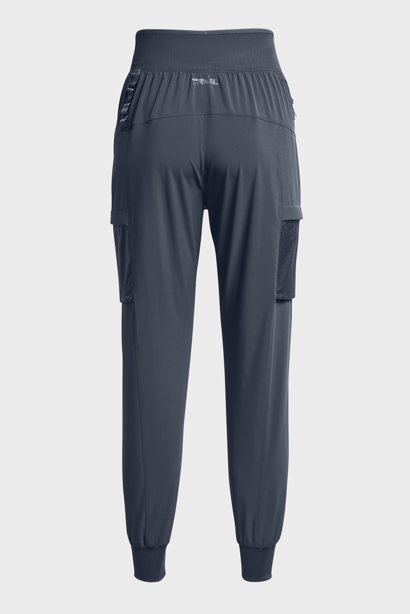 Женские серые спортивные брюки UA Run Trail Pant 6