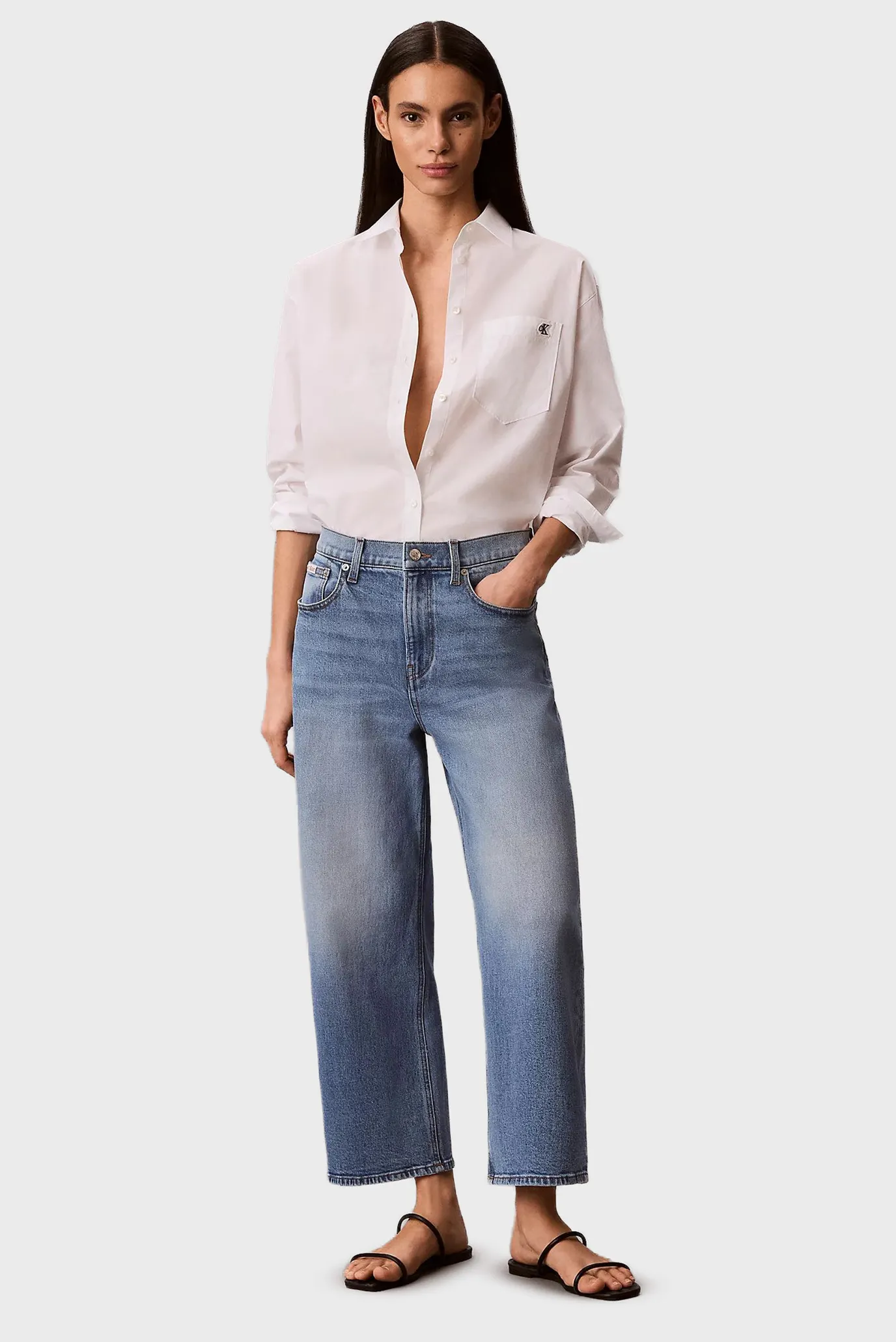 Рубашка COTTON POPLIN RELAXED SHIRT 6