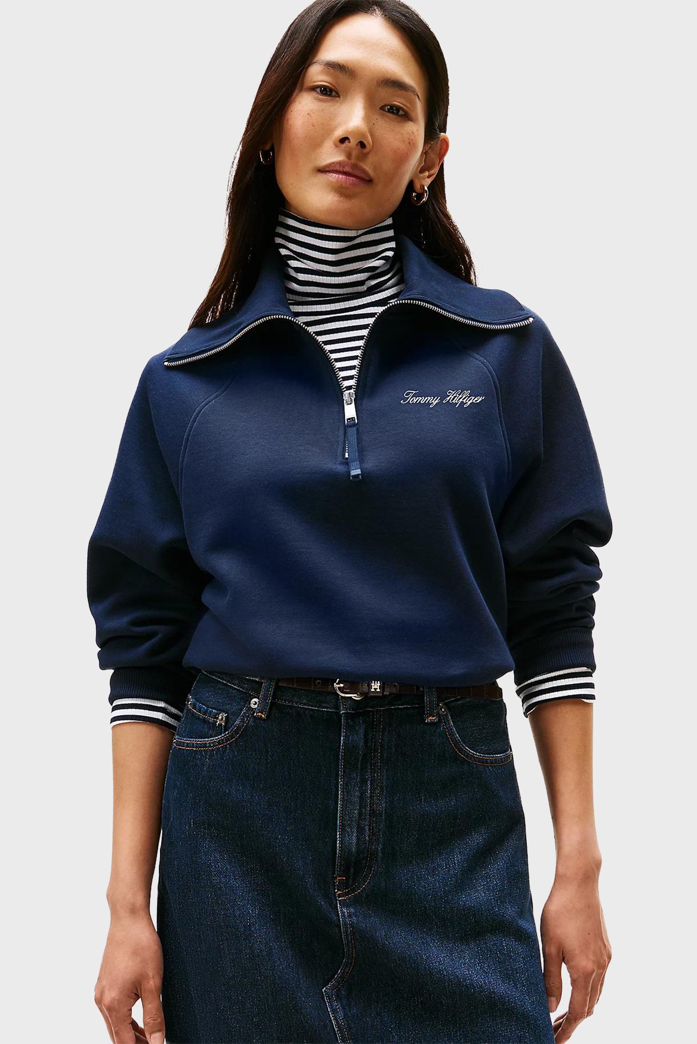 Реглан CLASSIC SCRIPT FLEECE HALF-ZIP 1
