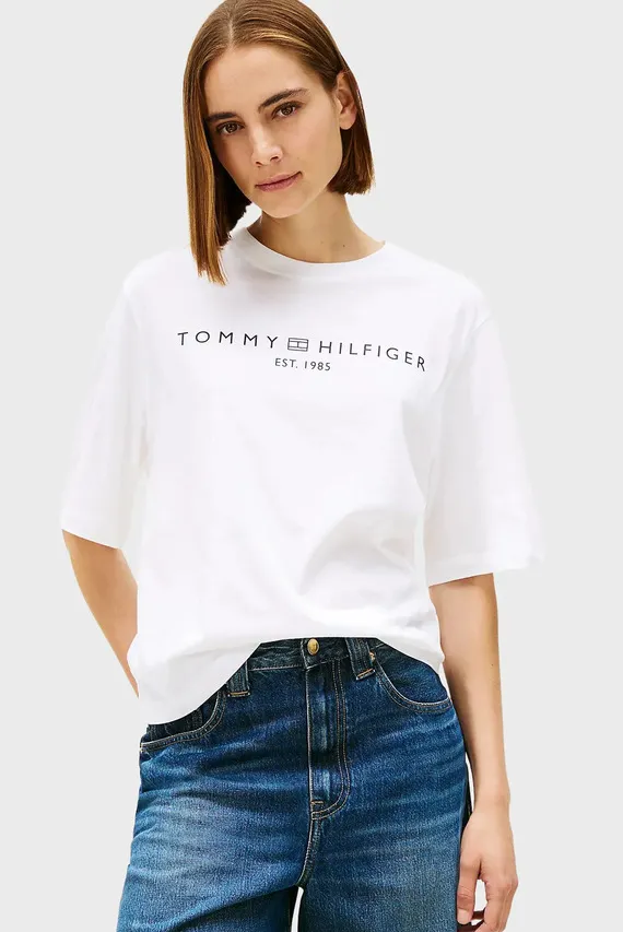 Футболка CORP LOGO TRAPEZE C-NK TEE Tommy Hilfiger
