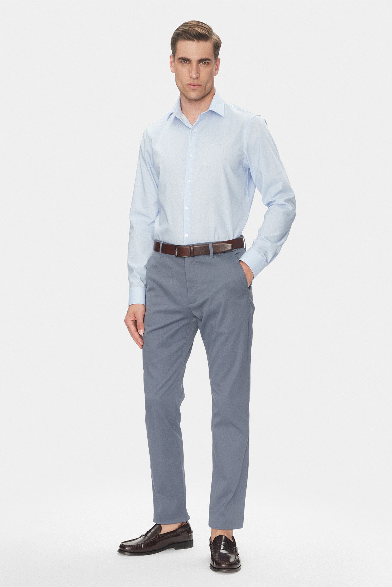 Рубашка SLIM STR COLLAR SLD 5