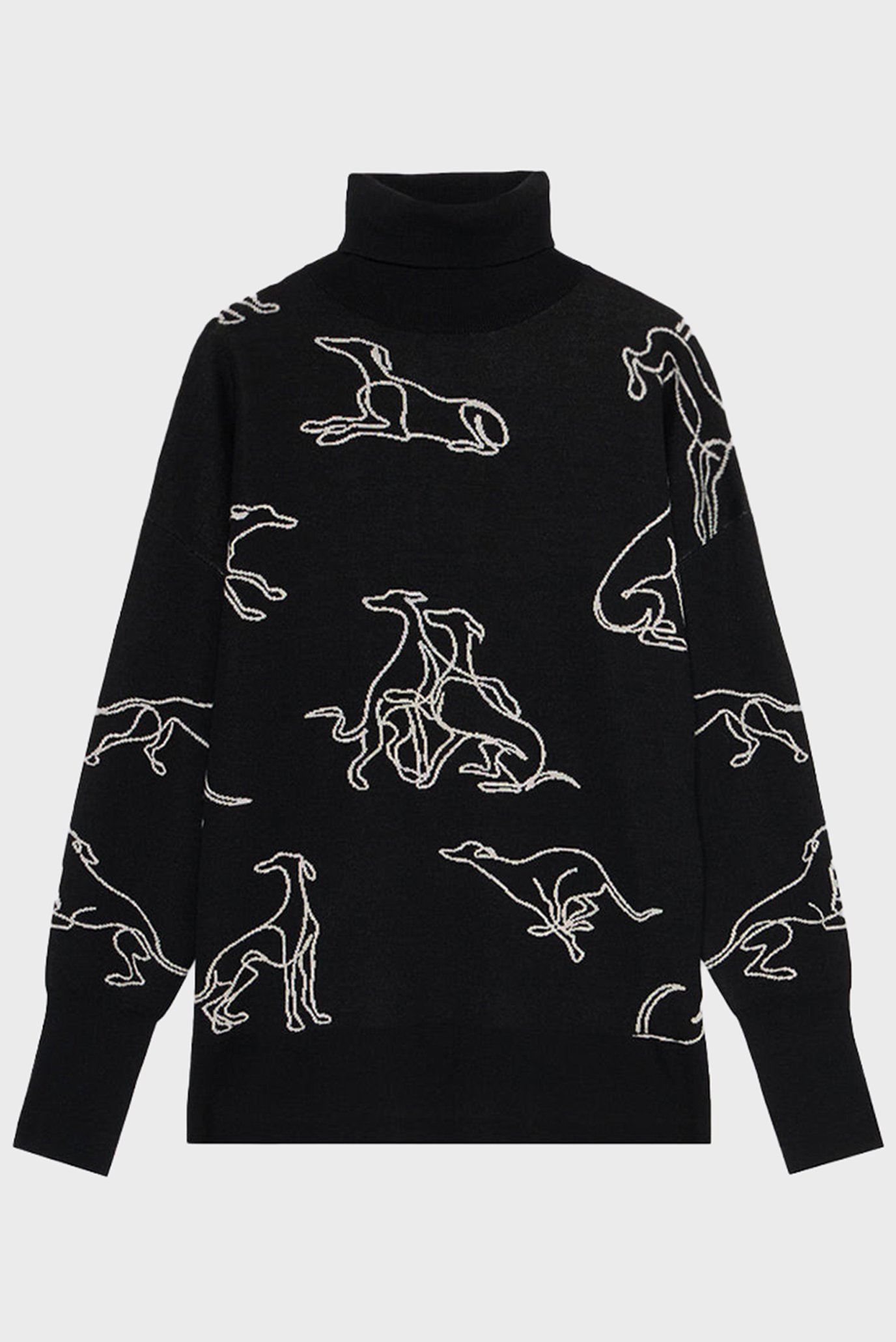 Свитер WK610K03 RELAXED FIT TURTLENECK SWEATER - GENTLE SOCIETY JACQUARD - W 5