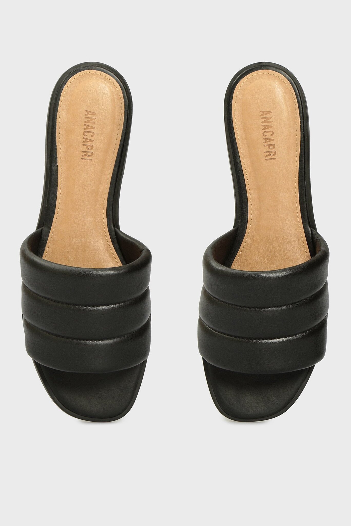 Женские черные слайдеры 4