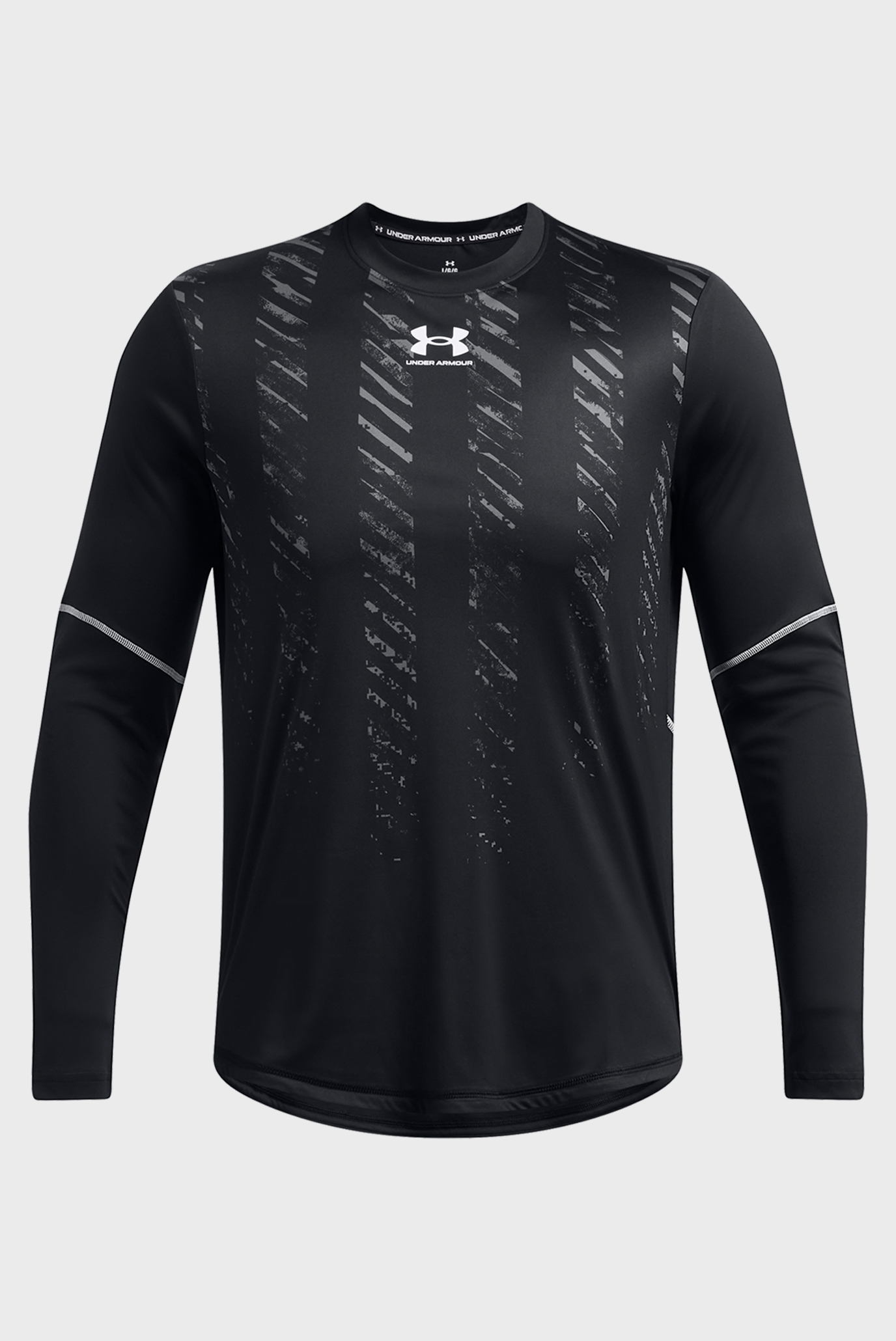 Мужской черный лонгслив UA M's Ch. Pro LS Jersey 4