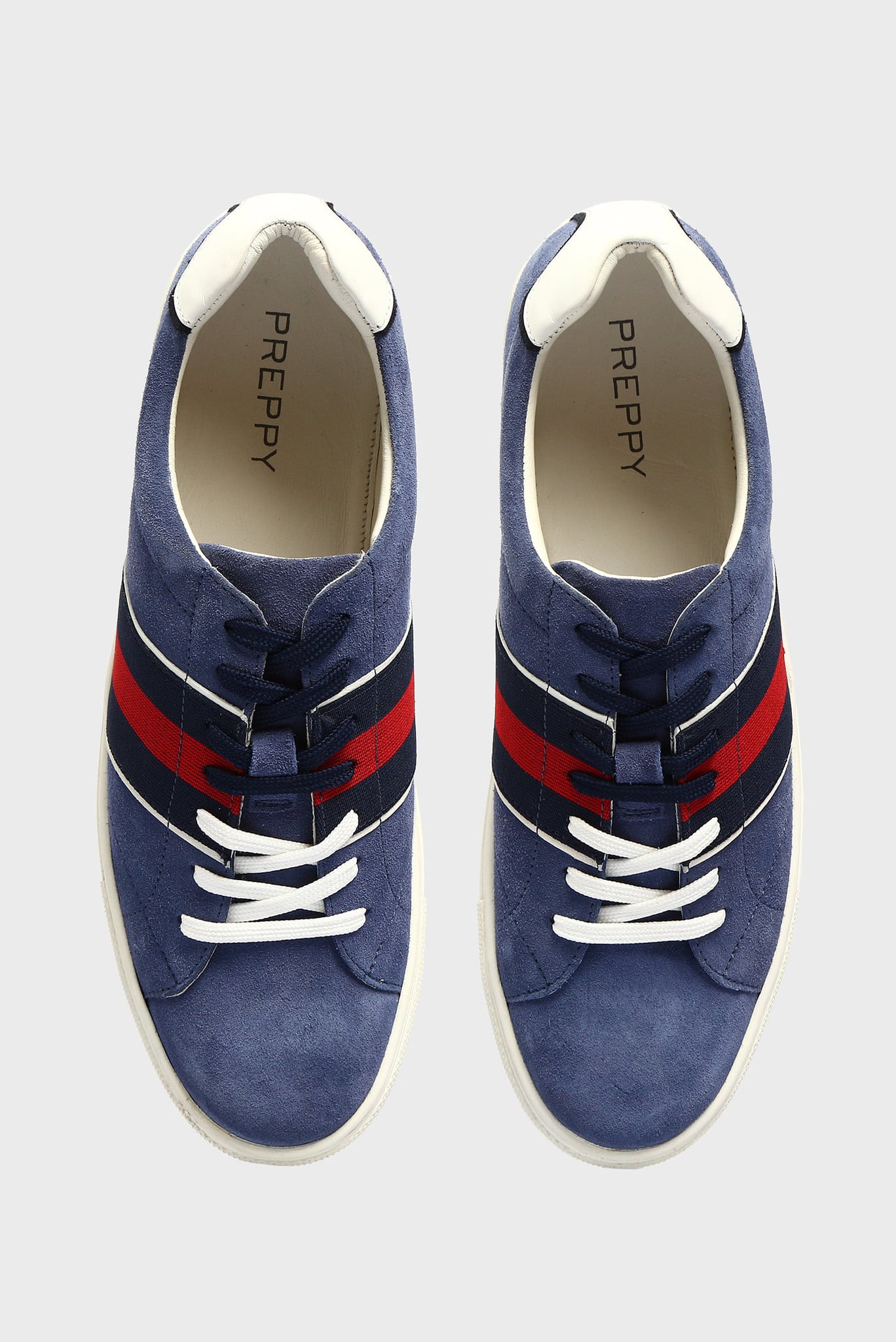 Мужские синие замшевые сникеры Mitul 3