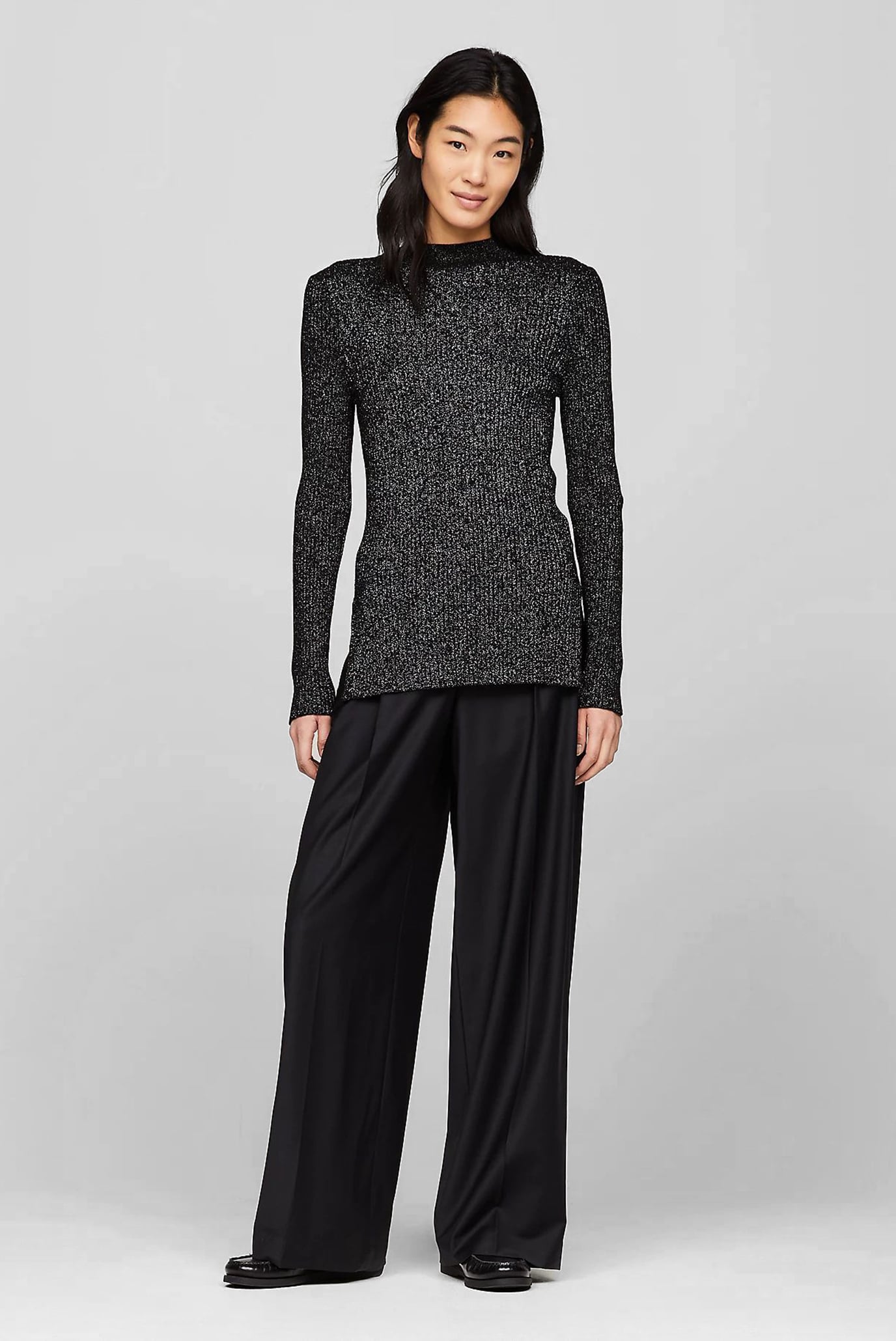 Свитер LUREX MOCK-NK SWEATER 2