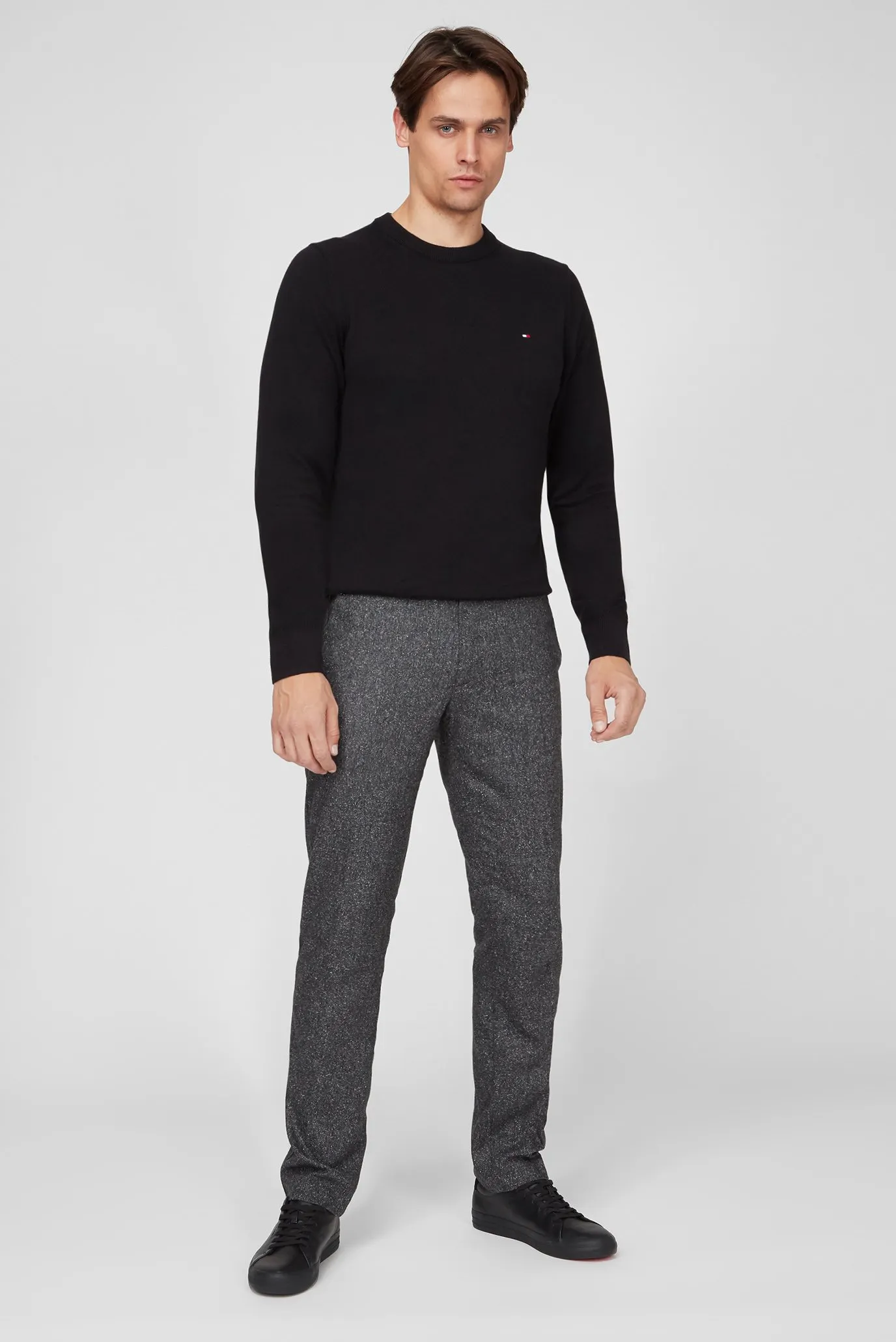 Мужской черный джемпер PIMA COTTON CASHMERE 5