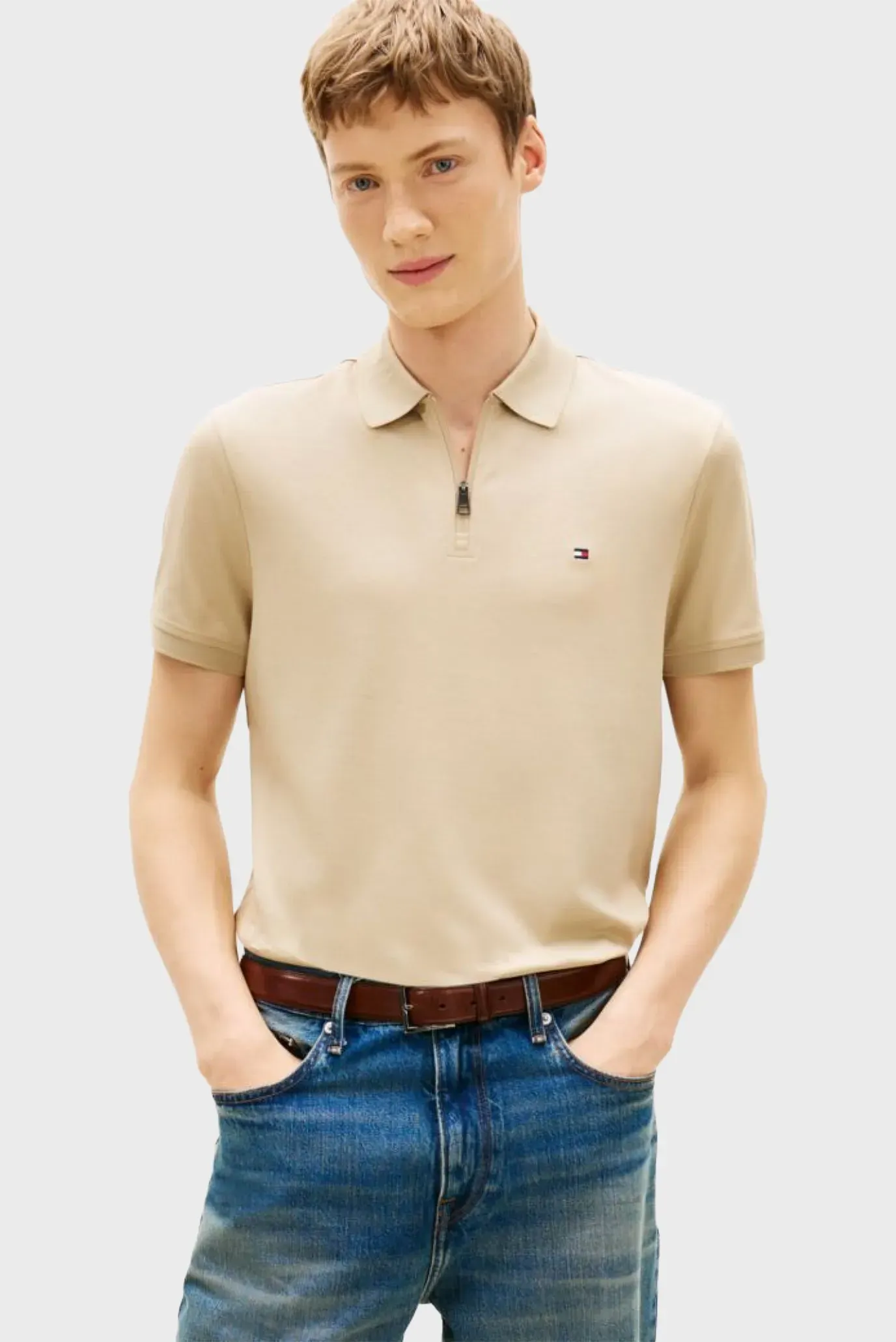 Поло INTERLOCK ZIP REG POLO 1