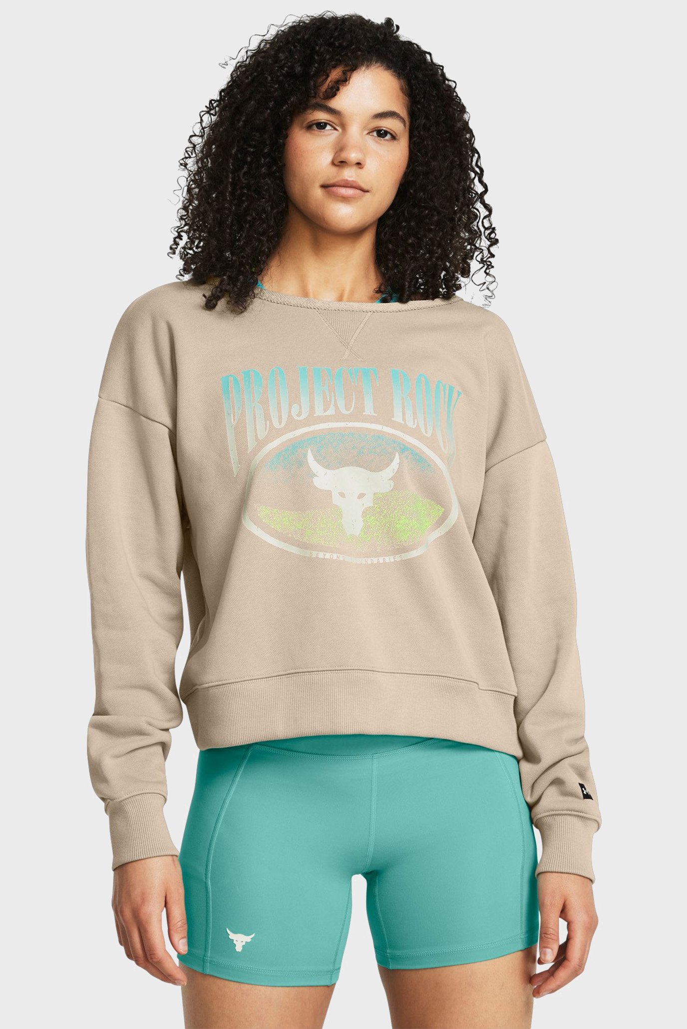 Женский бежевый свитшот Pjt Rck HW Terry LS Q1 3