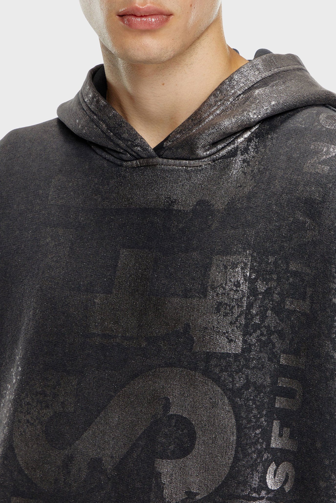 Мужское черное худи S-BOXT-HOOD-Q6 4