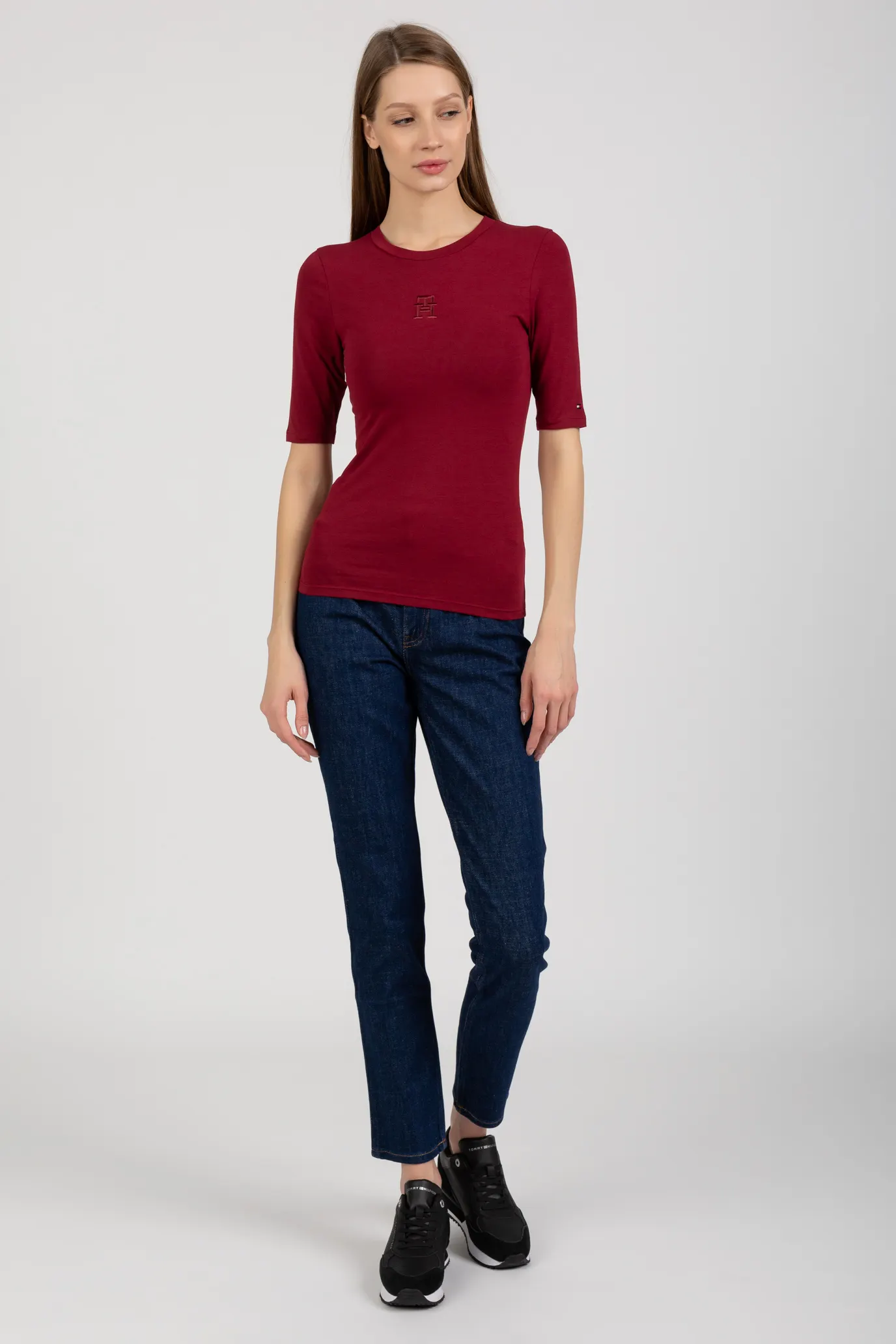 Футболка SLIM MONOGRAM TONAL EMB 1 2 SLV 5