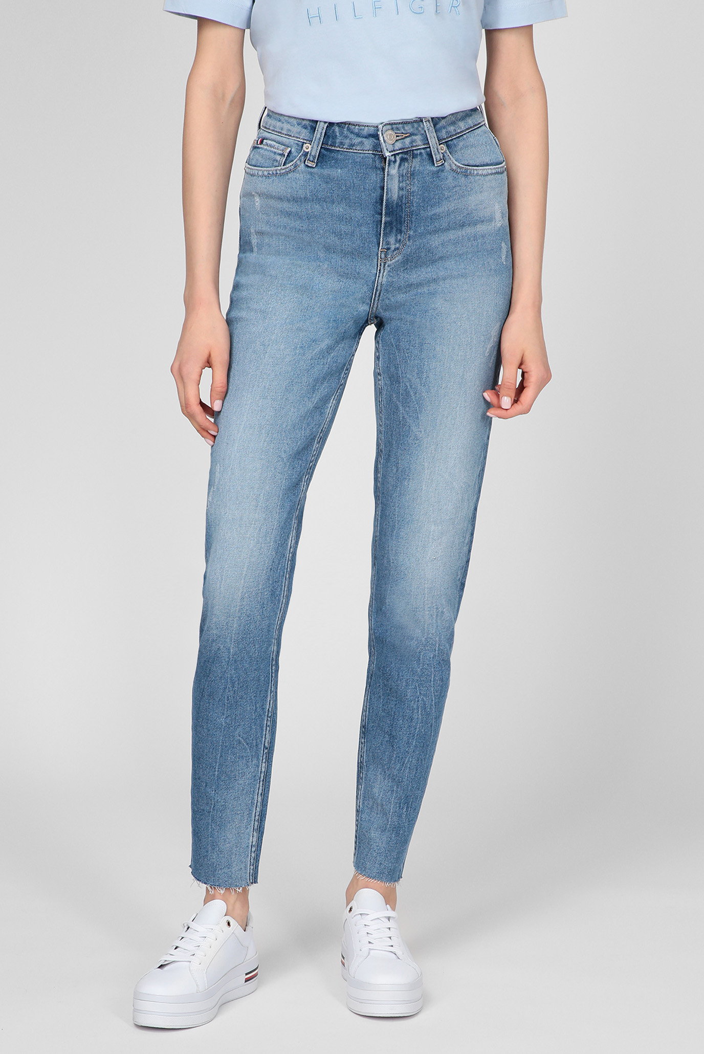 Женские синие джинсы GRAMERCY TAPERED HW A LAY 6