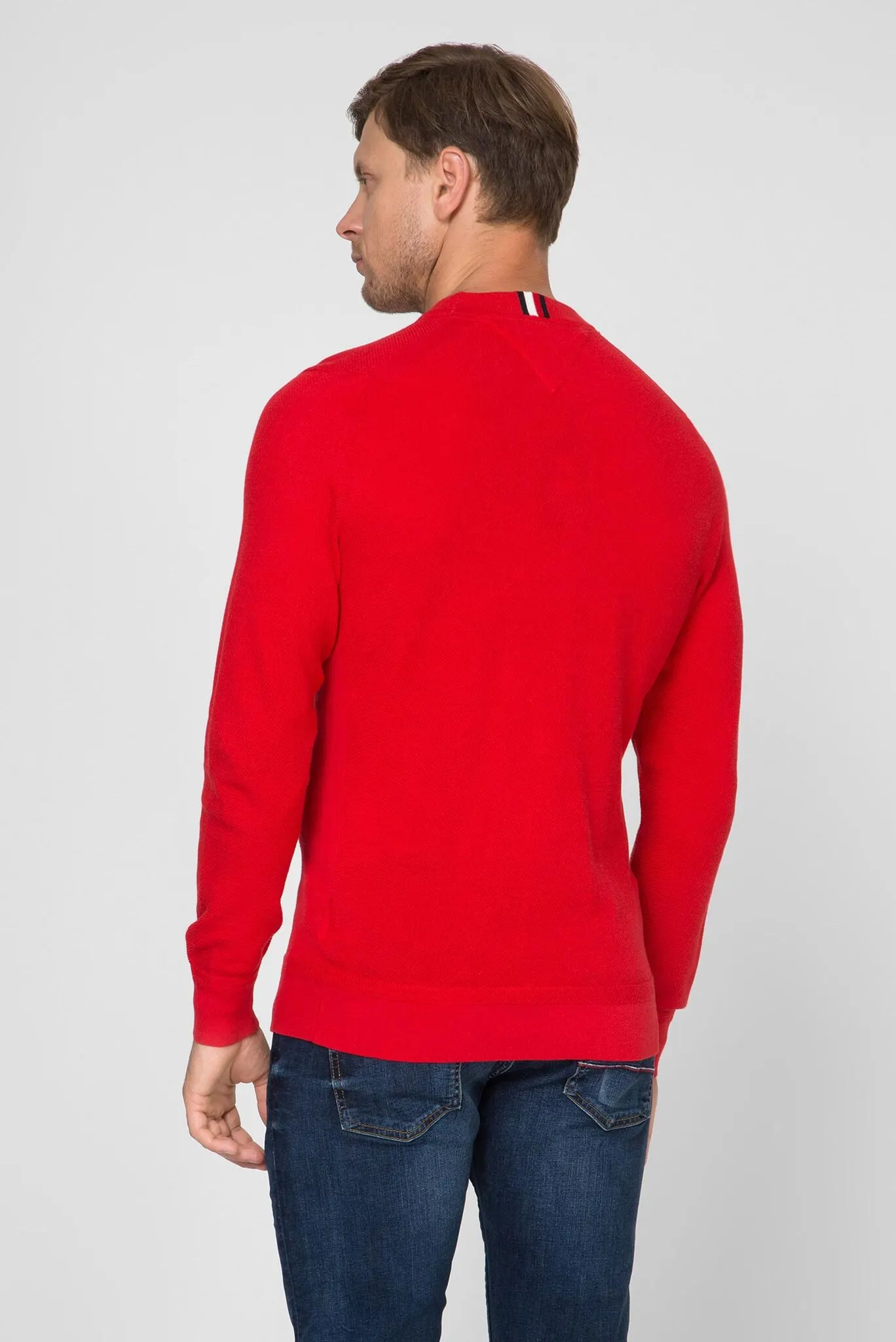 Мужской красный джемпер MOULINE RICECORN SWEATER 3