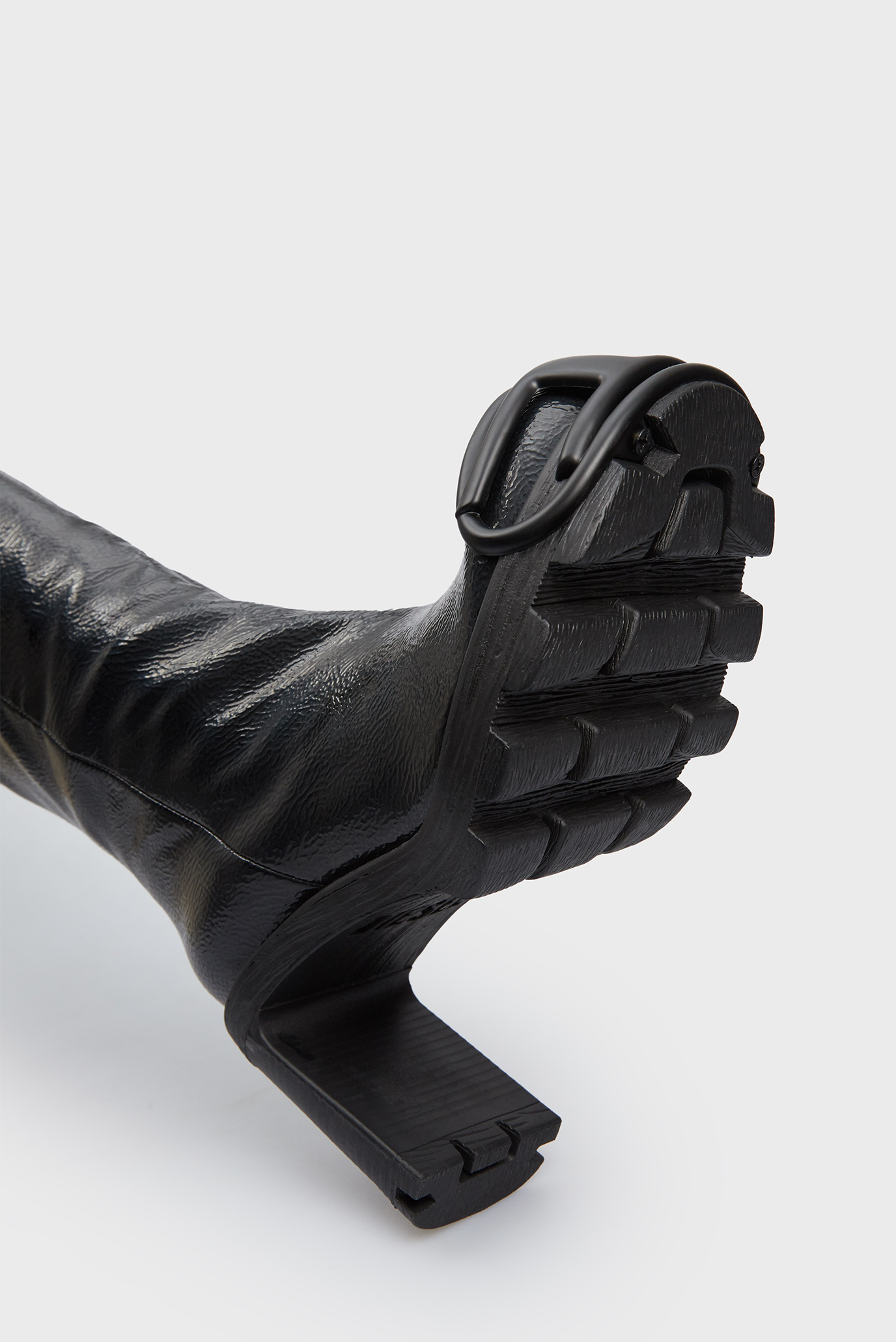 Женские черные ботфорты D-HAMMER 2