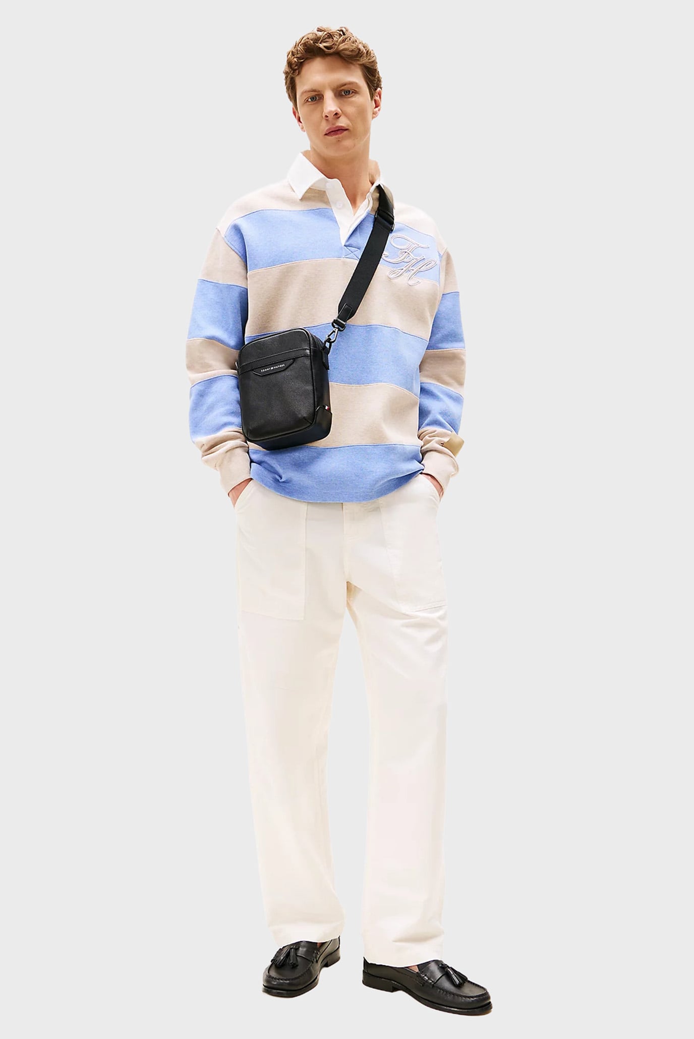 Сумка/TH BUS LEATHER MINI REPORTER 2