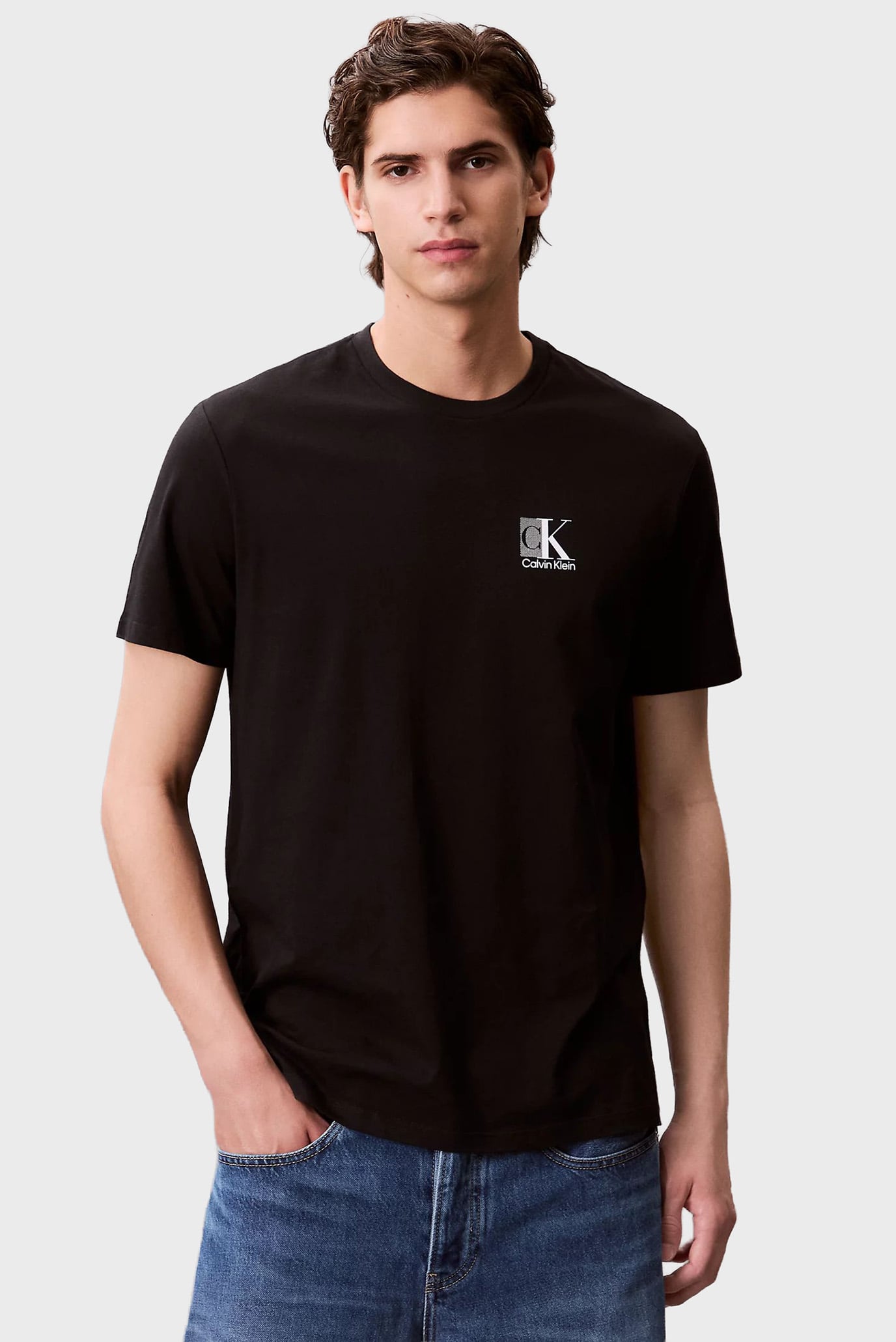 Футболка/SS 30s EU SP CK ABSTRACT GRAPHIC 2