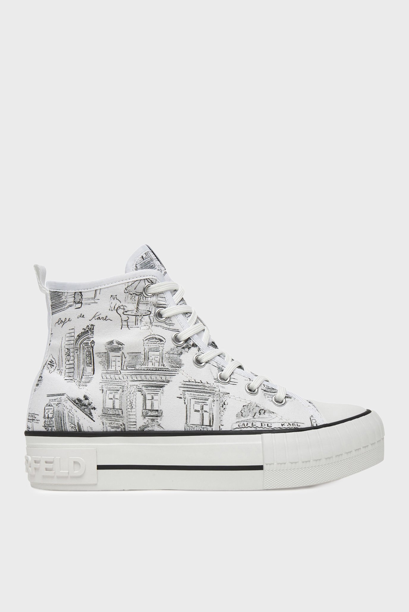 Кеды KAMPUS MAX Jorge Parra Print Hi 1