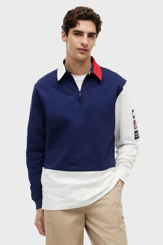 Свитшот US SAILGP COLORBLOCK RUGBY Tommy Hilfiger