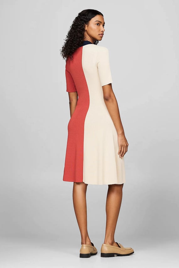 Платье RIB STRIPES POLO SS SWT DRESS