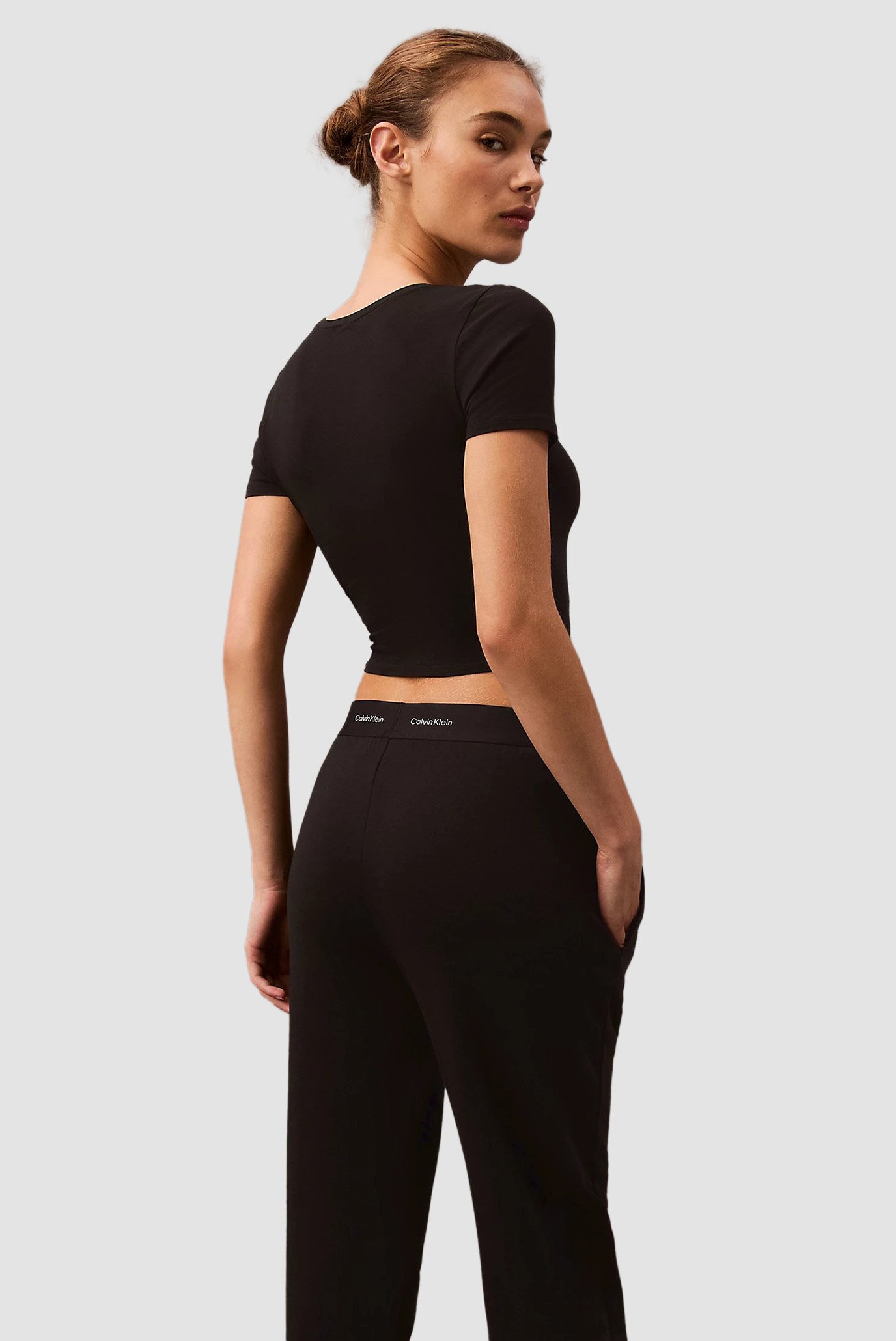 Женские черные брюки 4