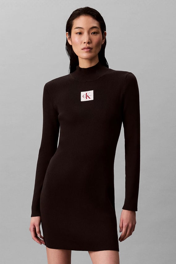Платье LS T NECK MINI DRESS Calvin Klein Jeans Платье LS T NECK MINI DRESS Calvin Klein Jeans