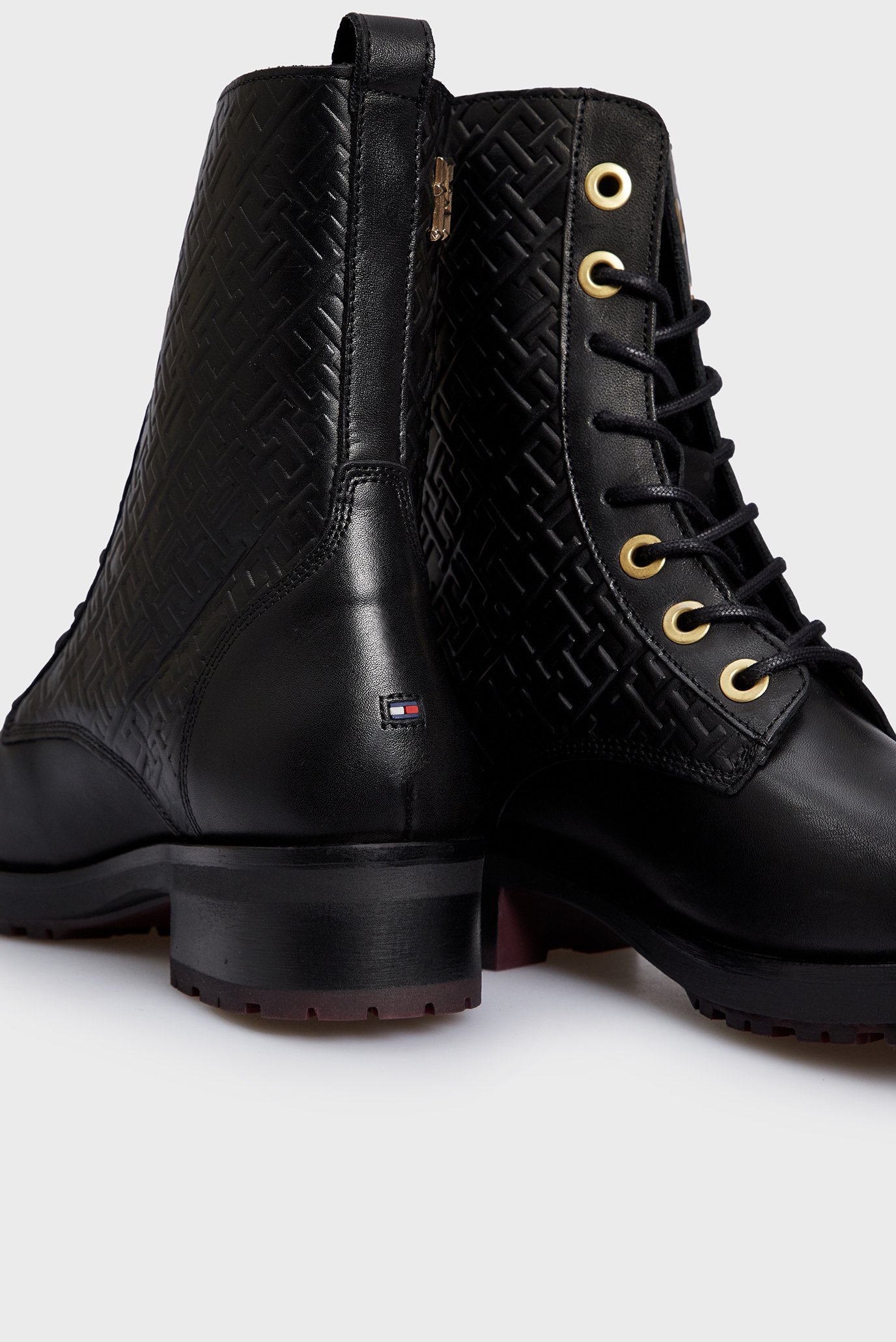 Ботинки TH MONOGRAM BIKER BOOTTommy Hilfiger Ботинки TH MONOGRAM BIKER BOOT 6