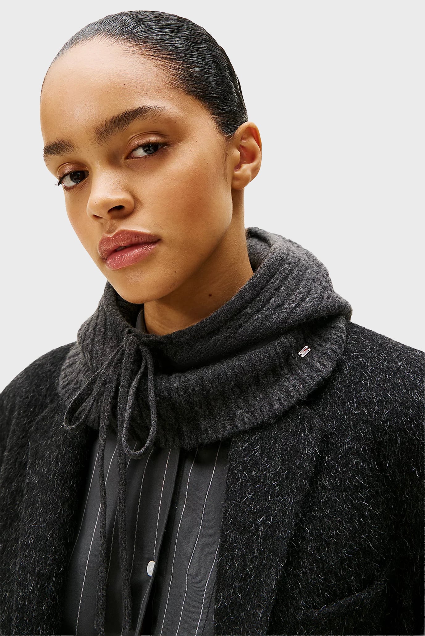 Шапка TH CABLE ENAMEL FLAG BALACLAVA 5