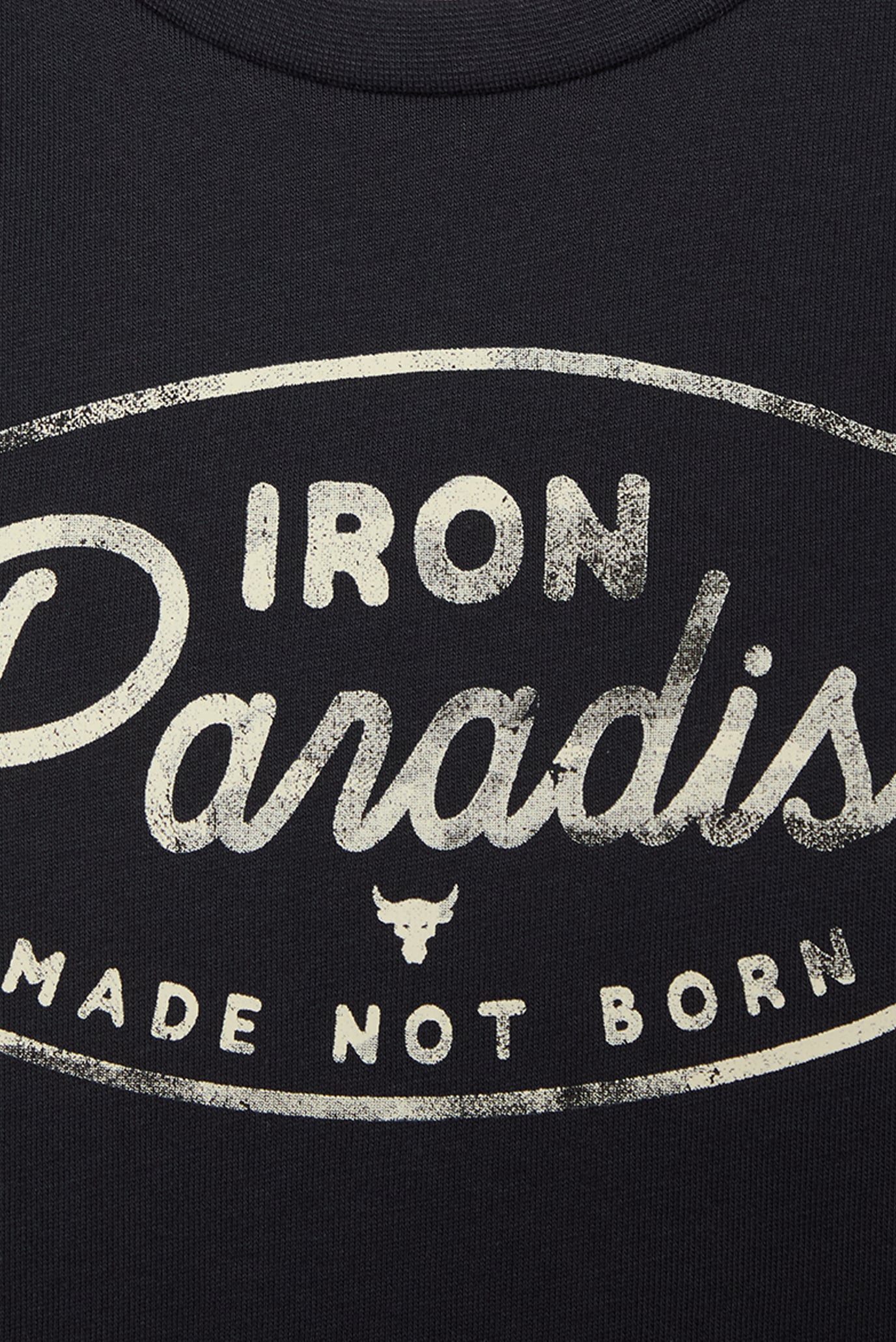 Женская черная футболка UA Pjt Rck W HW SS Tools 3