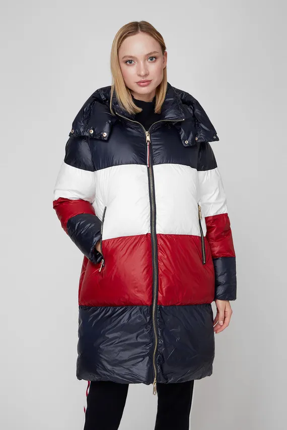 Женский пуховик COLORBLOCK Tommy Hilfiger