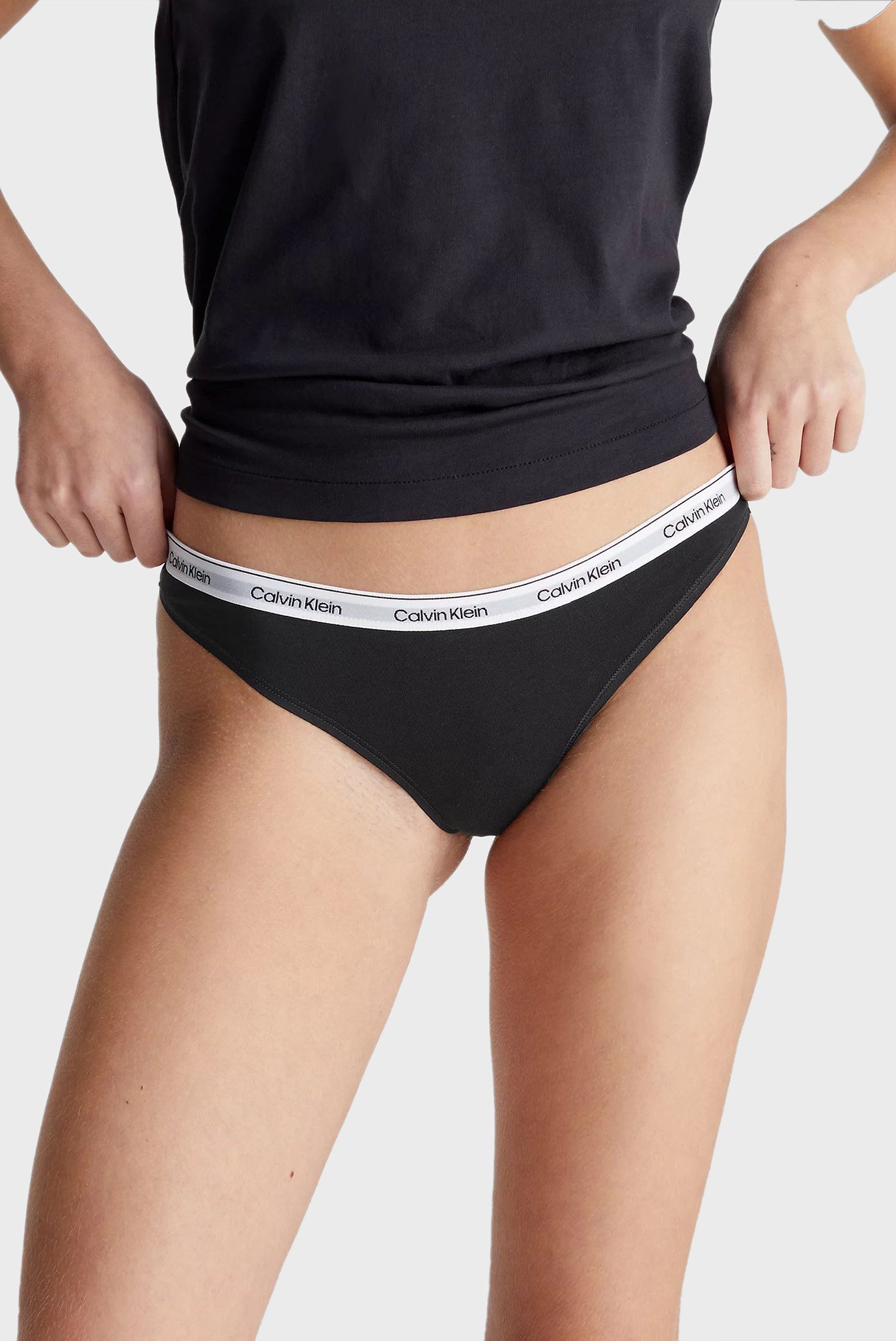 Женские черные трусики 2