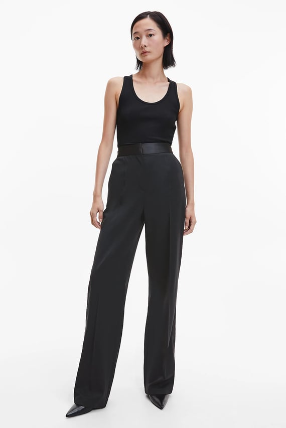 Штаны WOOL TUXEDO STRAIGHT PANT