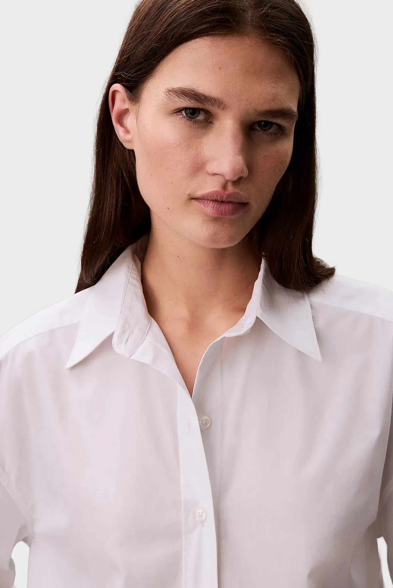 Рубашка Crisp Poplin Oversized Cropped S 4