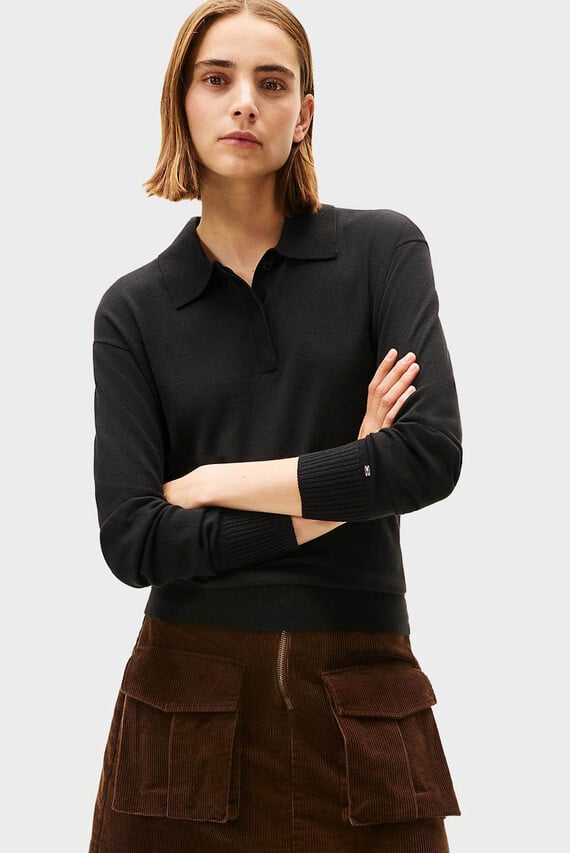 Свитер MERINO POLO-NK LS SWEATER