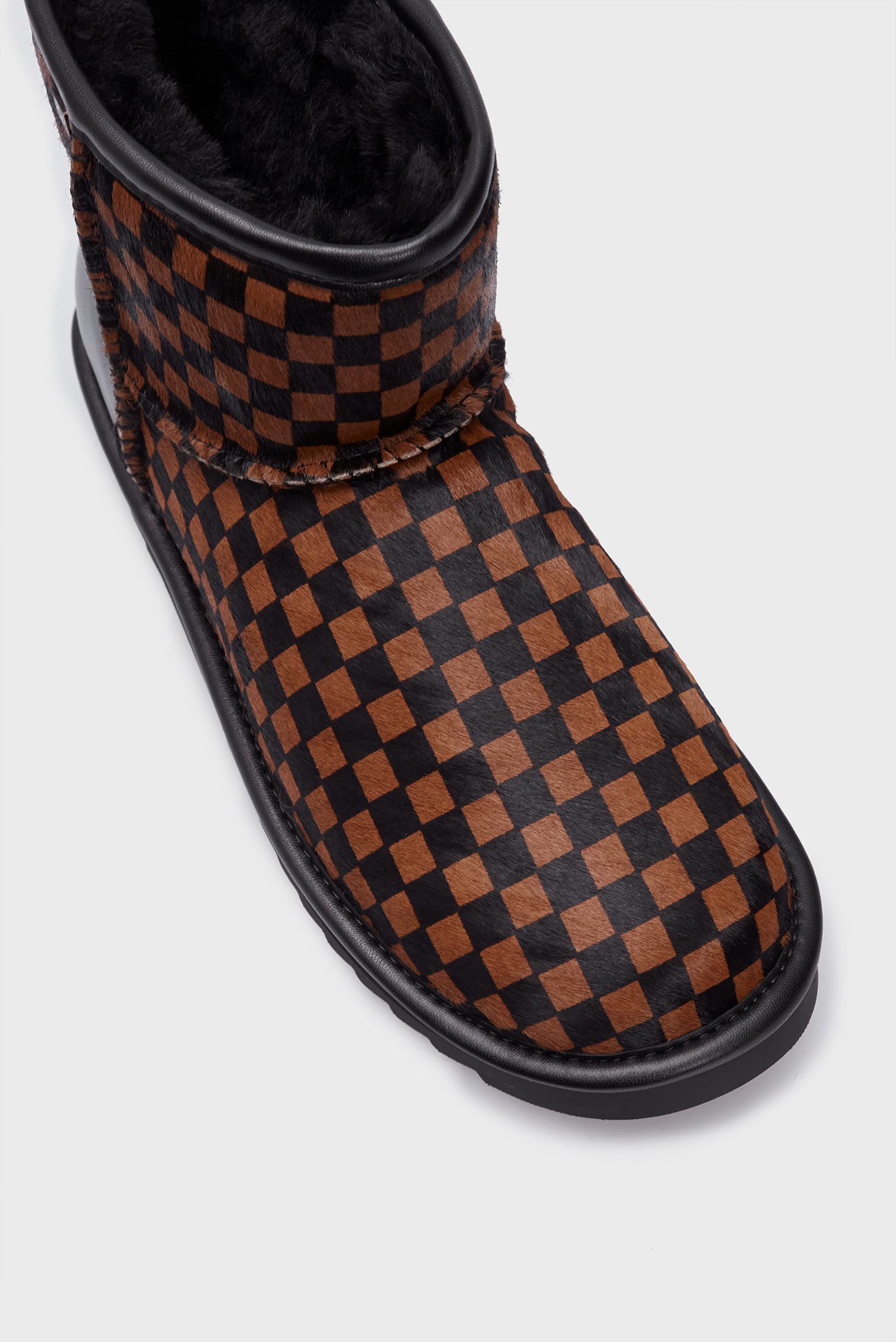 Женские кожаные угги в клетку AsliPRPY Женские кожаные угги в клетку Asli 5