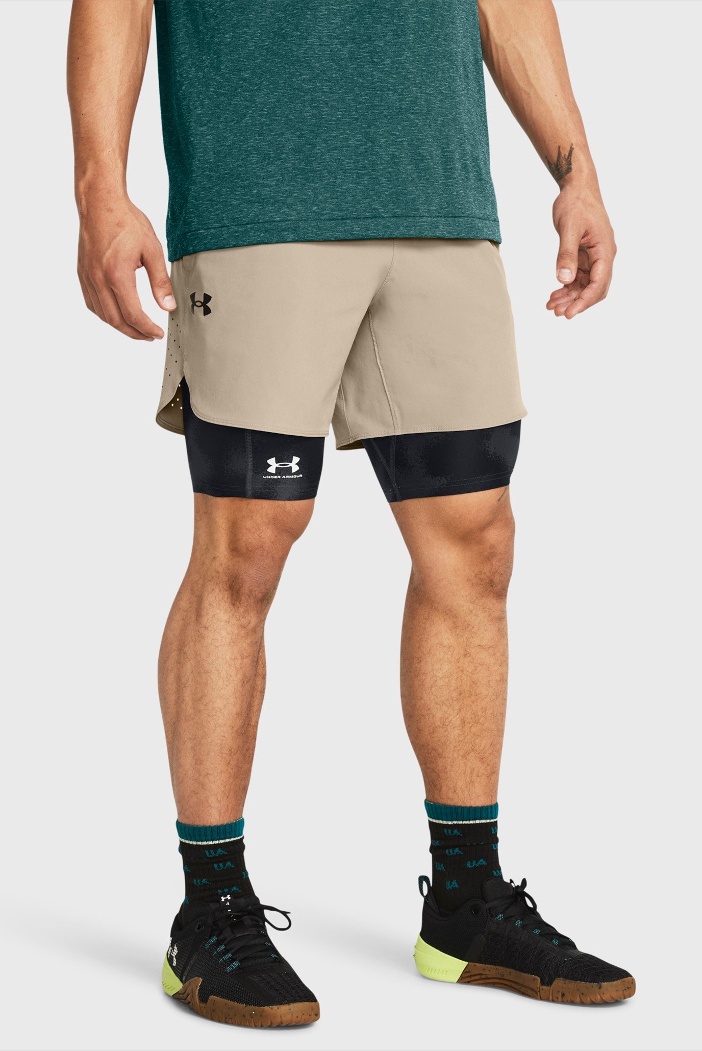 Шорты/UA Peak Woven Shorts-BRN 1
