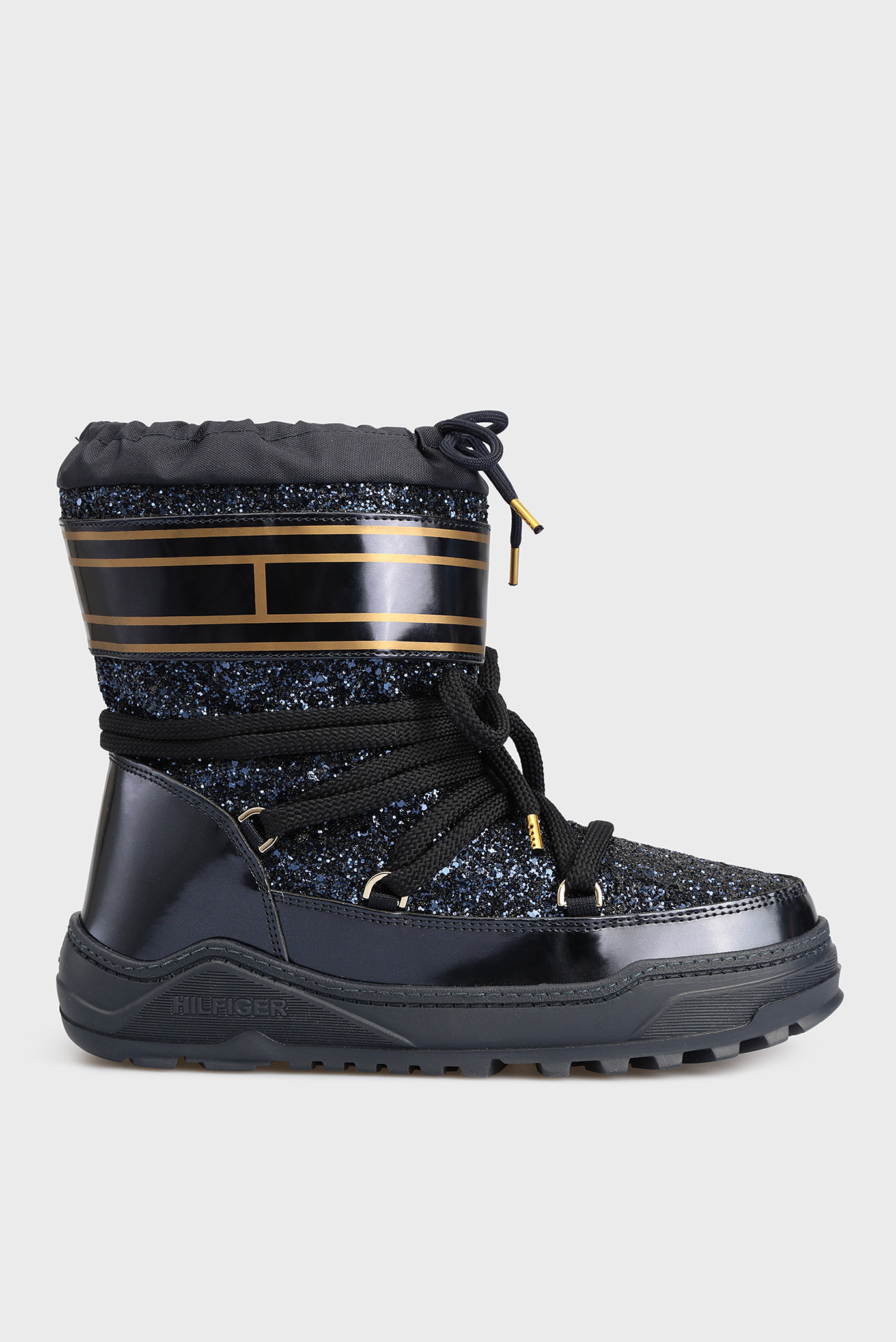 Женские синие сапоги 6