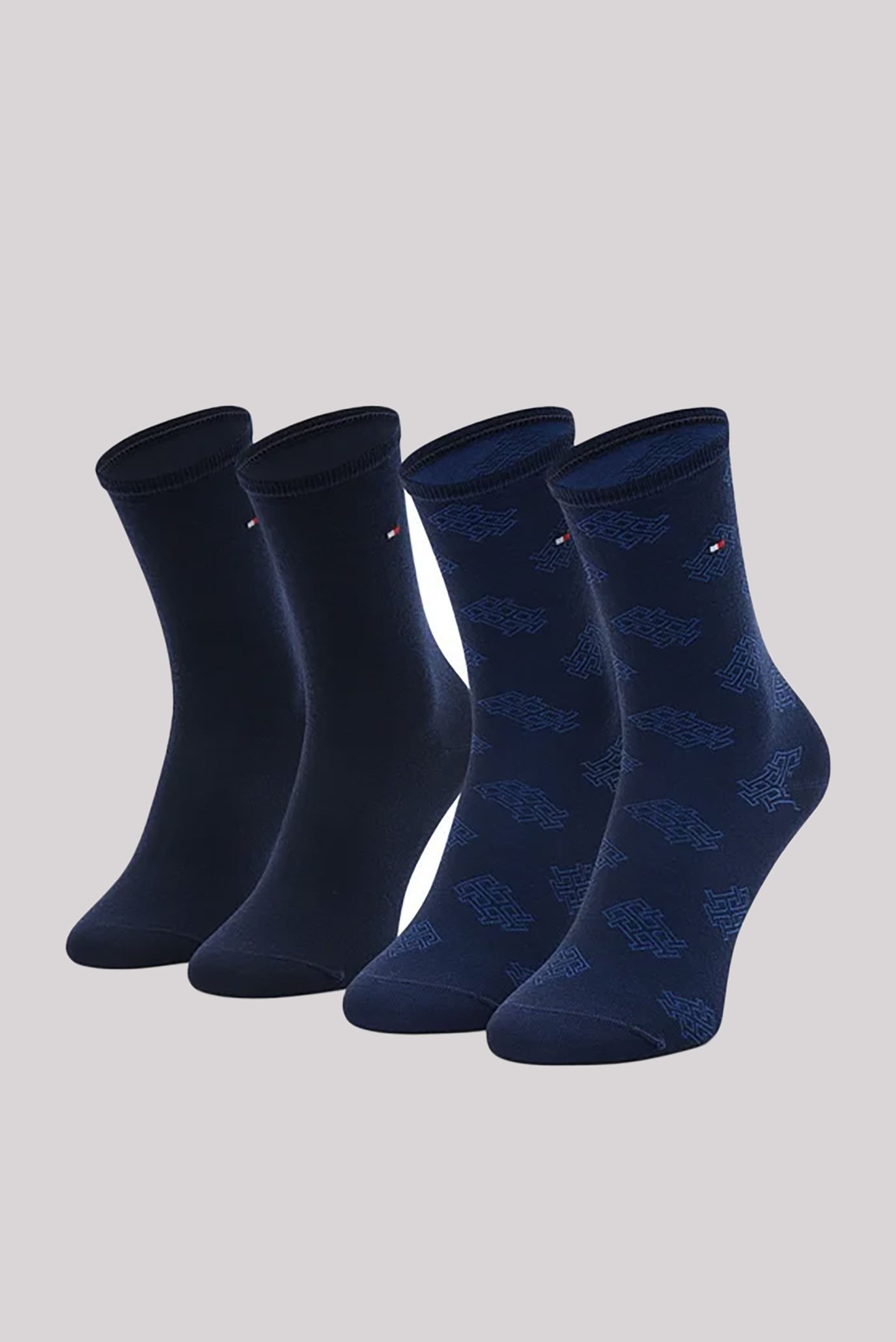 Носки TH WOMEN SOCK 2P TENCEL MONOGRAM AOP 1