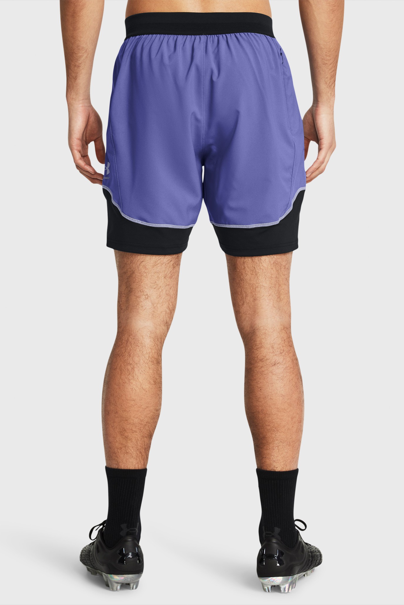 Мужские фиолетовые шорты UA M's Ch. Pro Train ShortUnder Armour Мужские фиолетовые шорты UA M's Ch. Pro Train Short 3