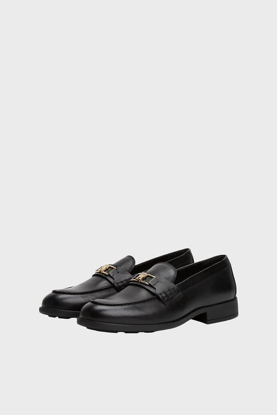 Лоферы TH LOGO LEATHER LOAFER