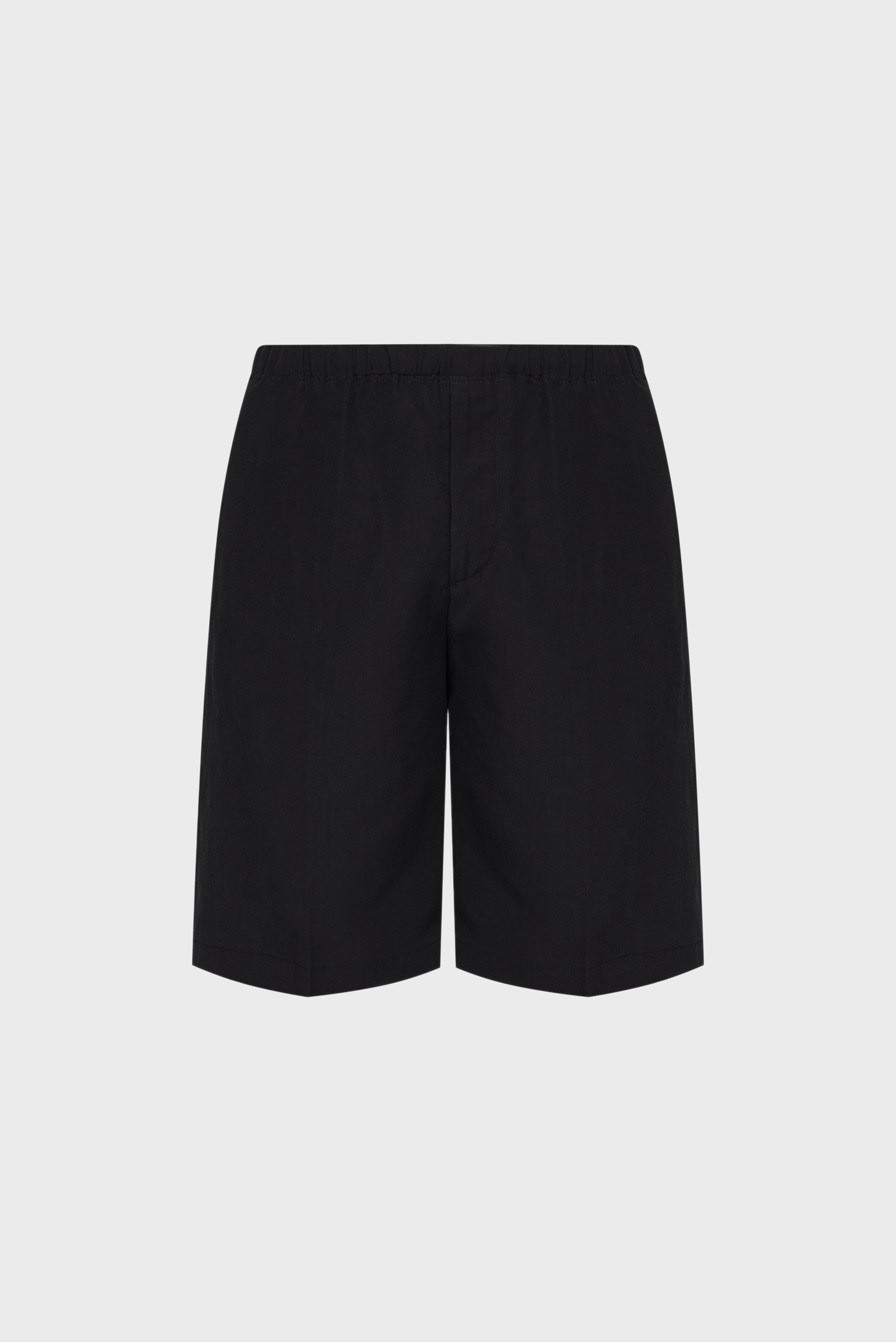 Мужские черные шорты LINEN VISCOSE 4