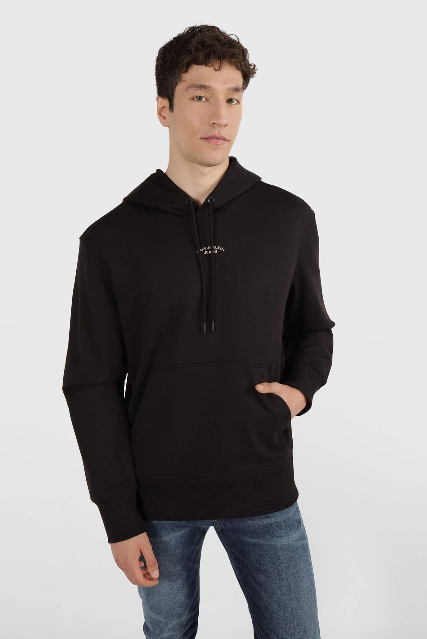 Мужское черное худи CANVAS CURVE GRAPHIC 4