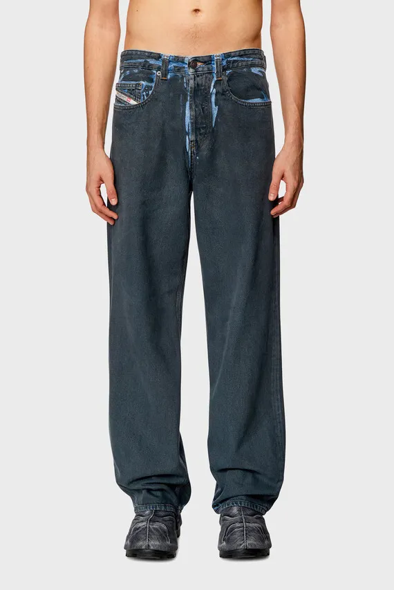 Мужские темно-синие джинсы 2001 D-MACRO-S Diesel