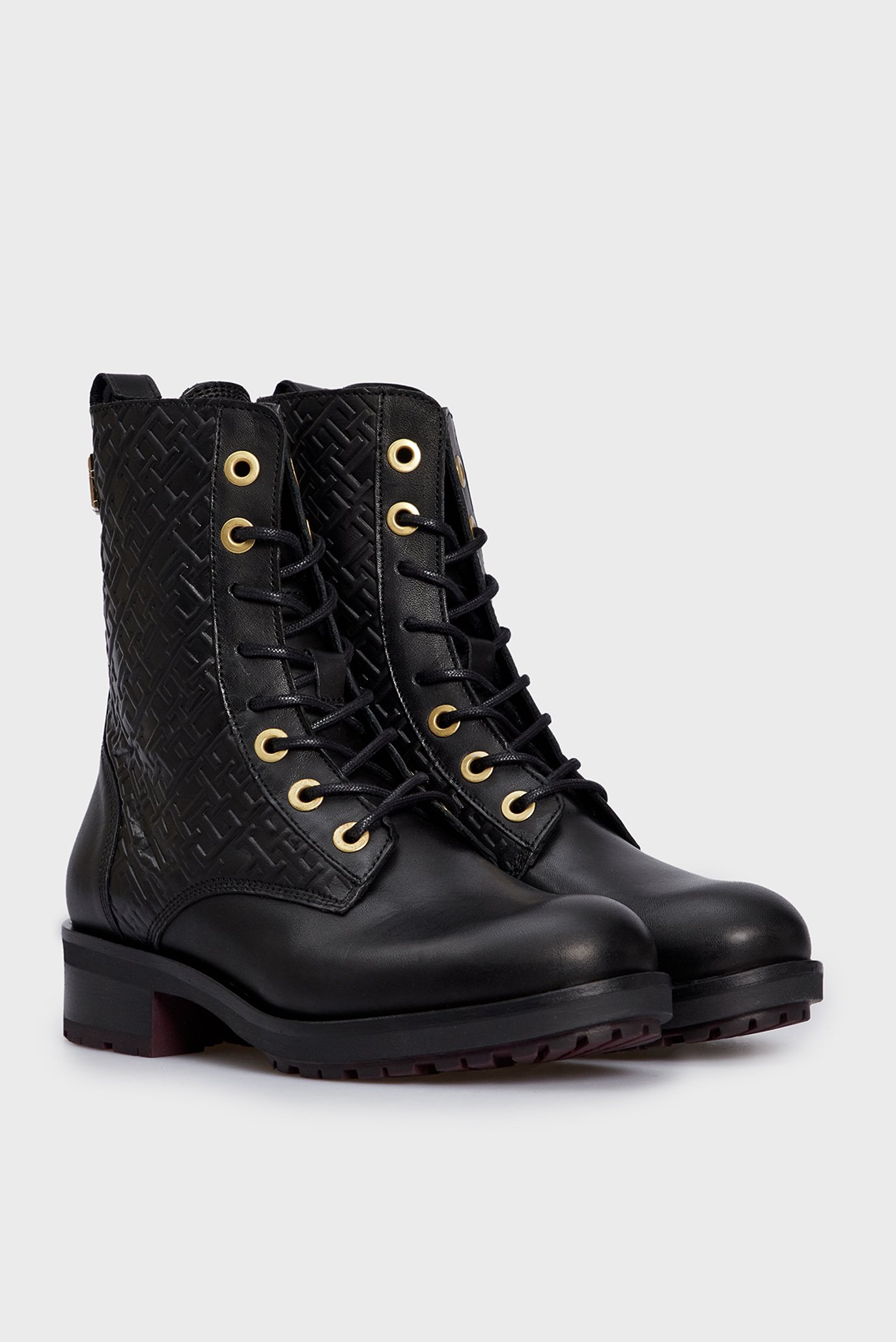 Ботинки TH MONOGRAM BIKER BOOTTommy Hilfiger Ботинки TH MONOGRAM BIKER BOOT 7