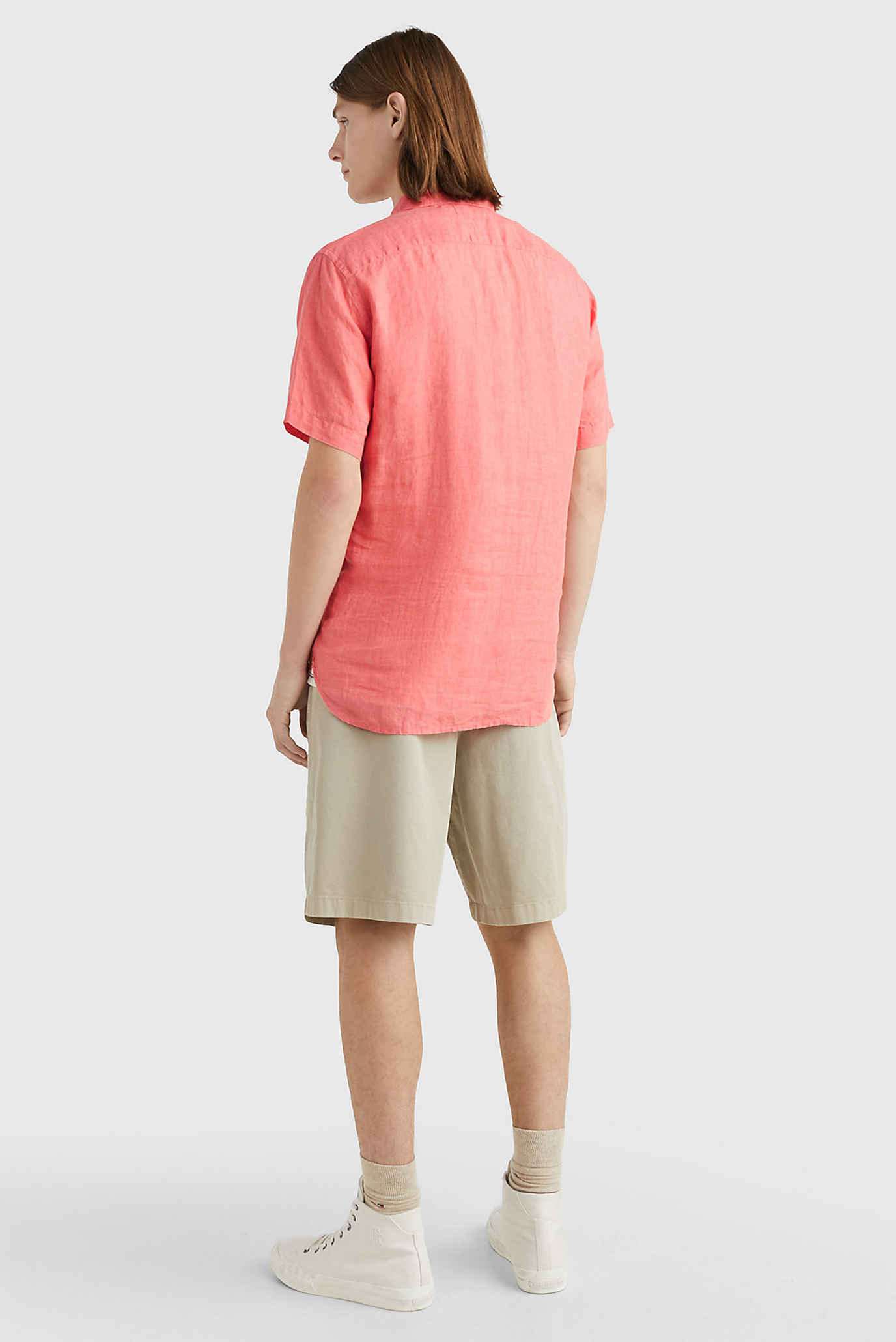 Рубашка с коротким рукавом PIGMENT DYED LINEN RF SHIRT S S 3